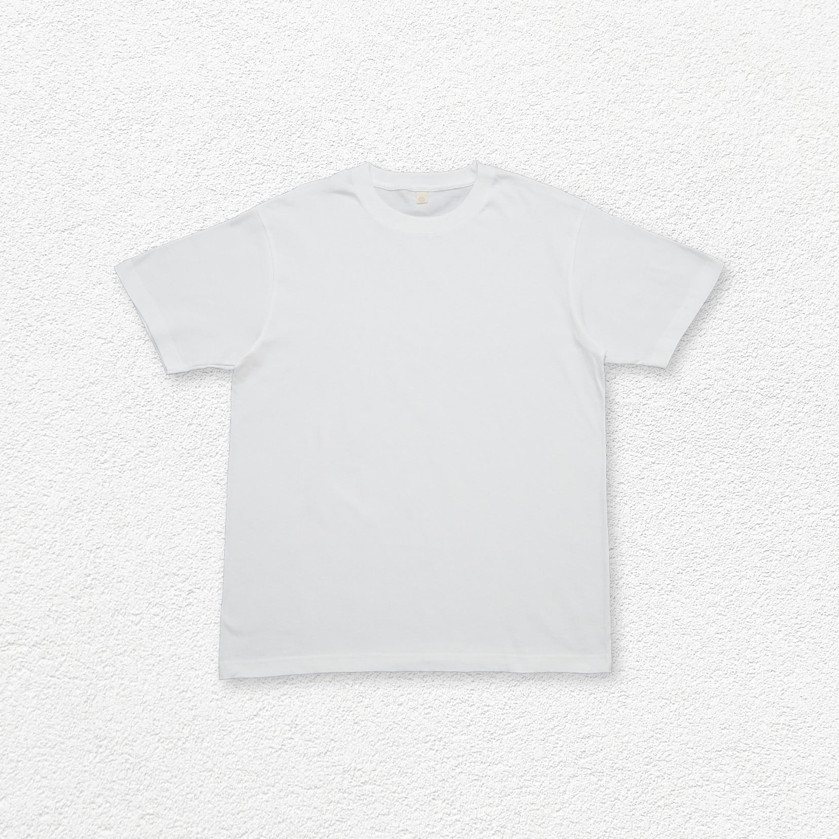 Unisex oversized basic short sleeve t-shirt - white
