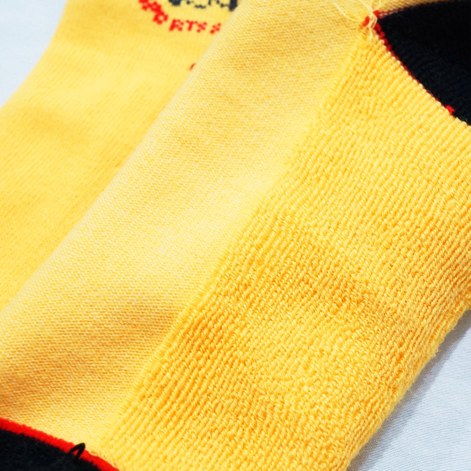 Detachable splice over-the-calf sock in orange
