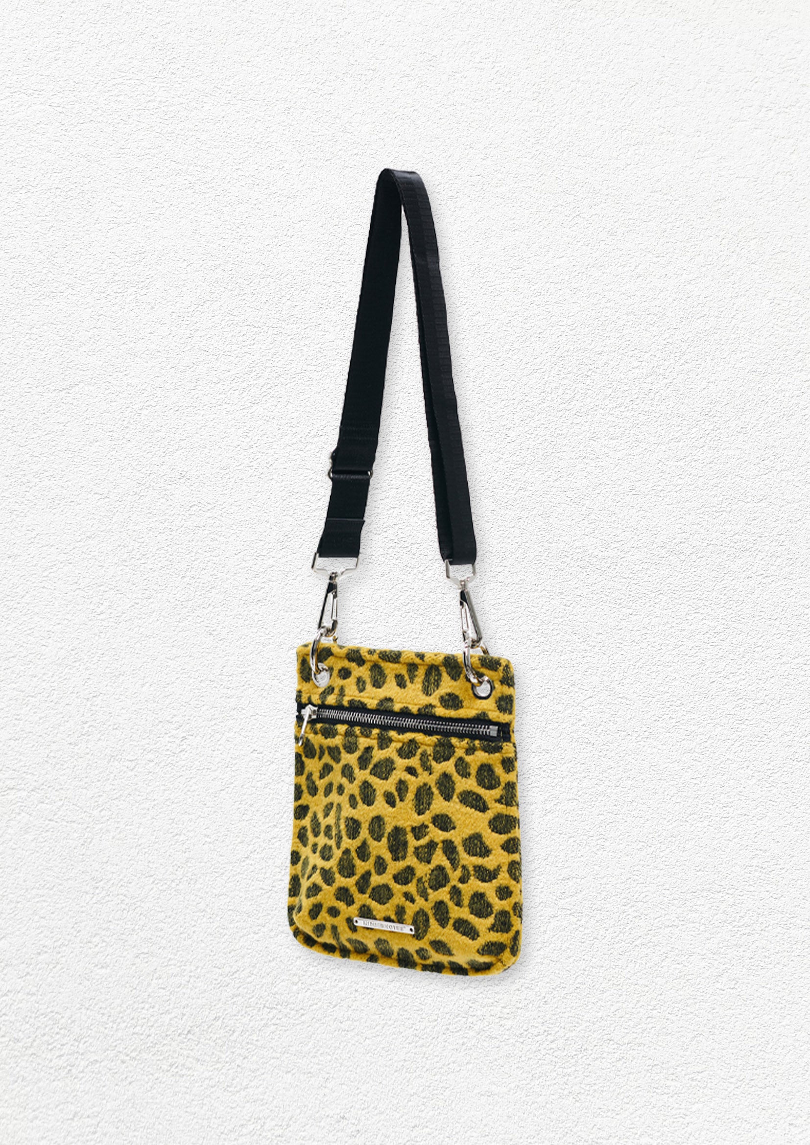 Leopard shoulder/crossbody pouch bag