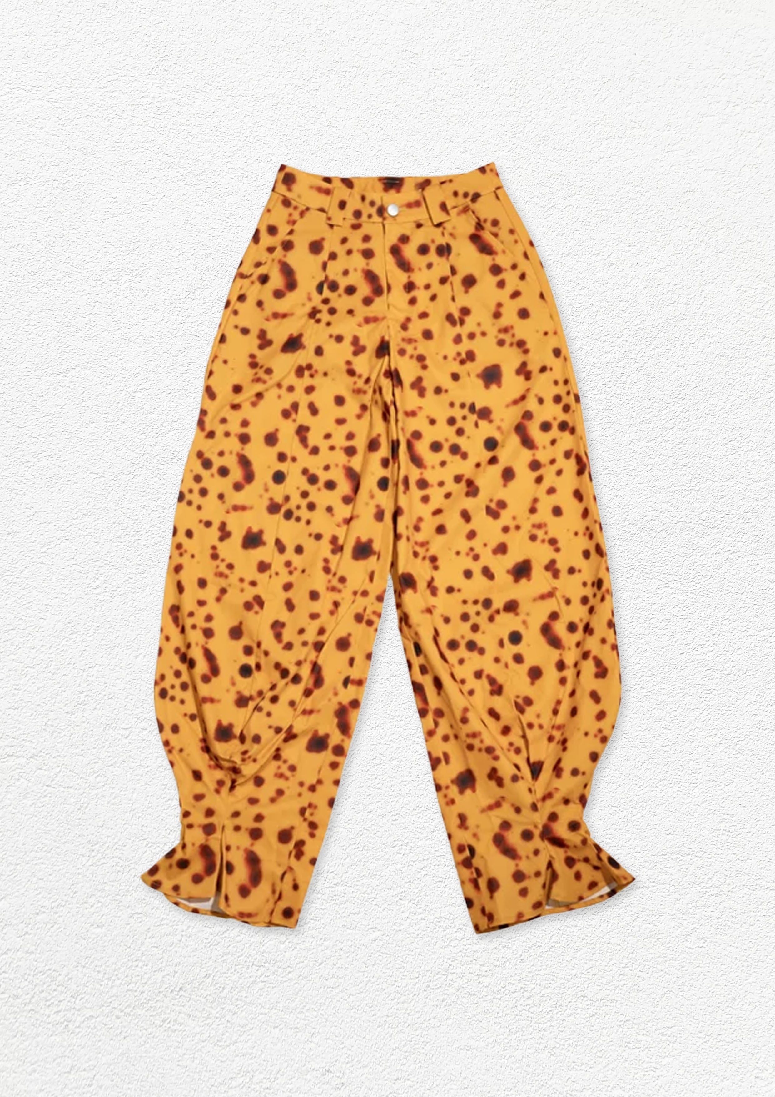 Rotten banana baggy barrel pants - yellow