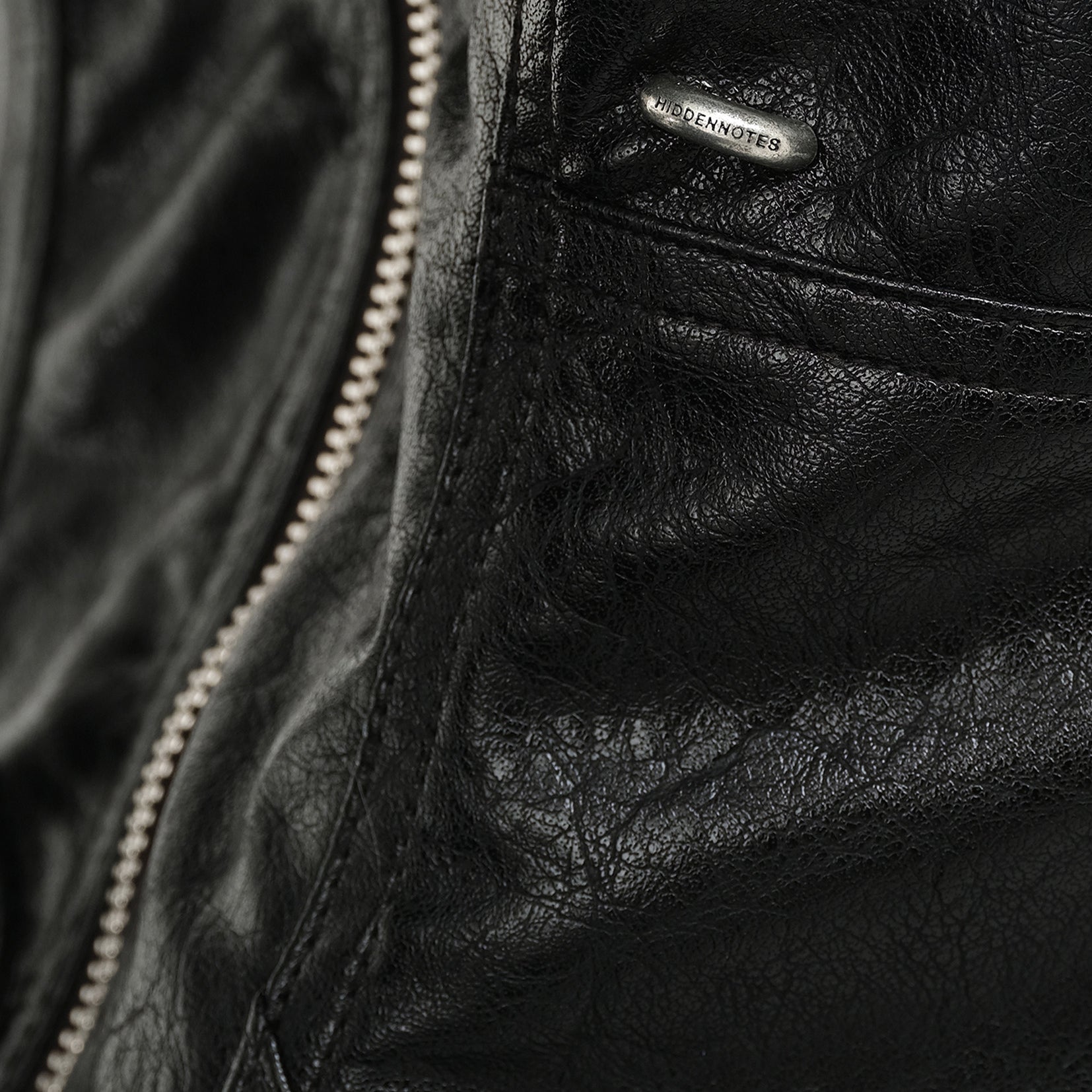 Vegan leather large dumpling bag - black