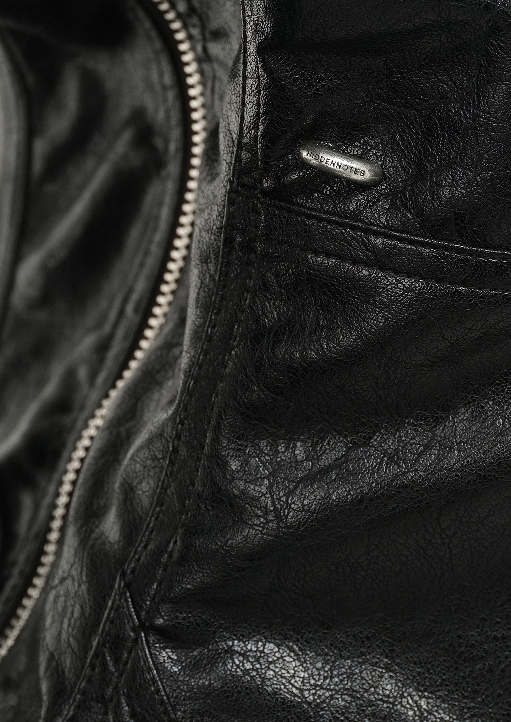 Vegan leather large dumpling bag - black