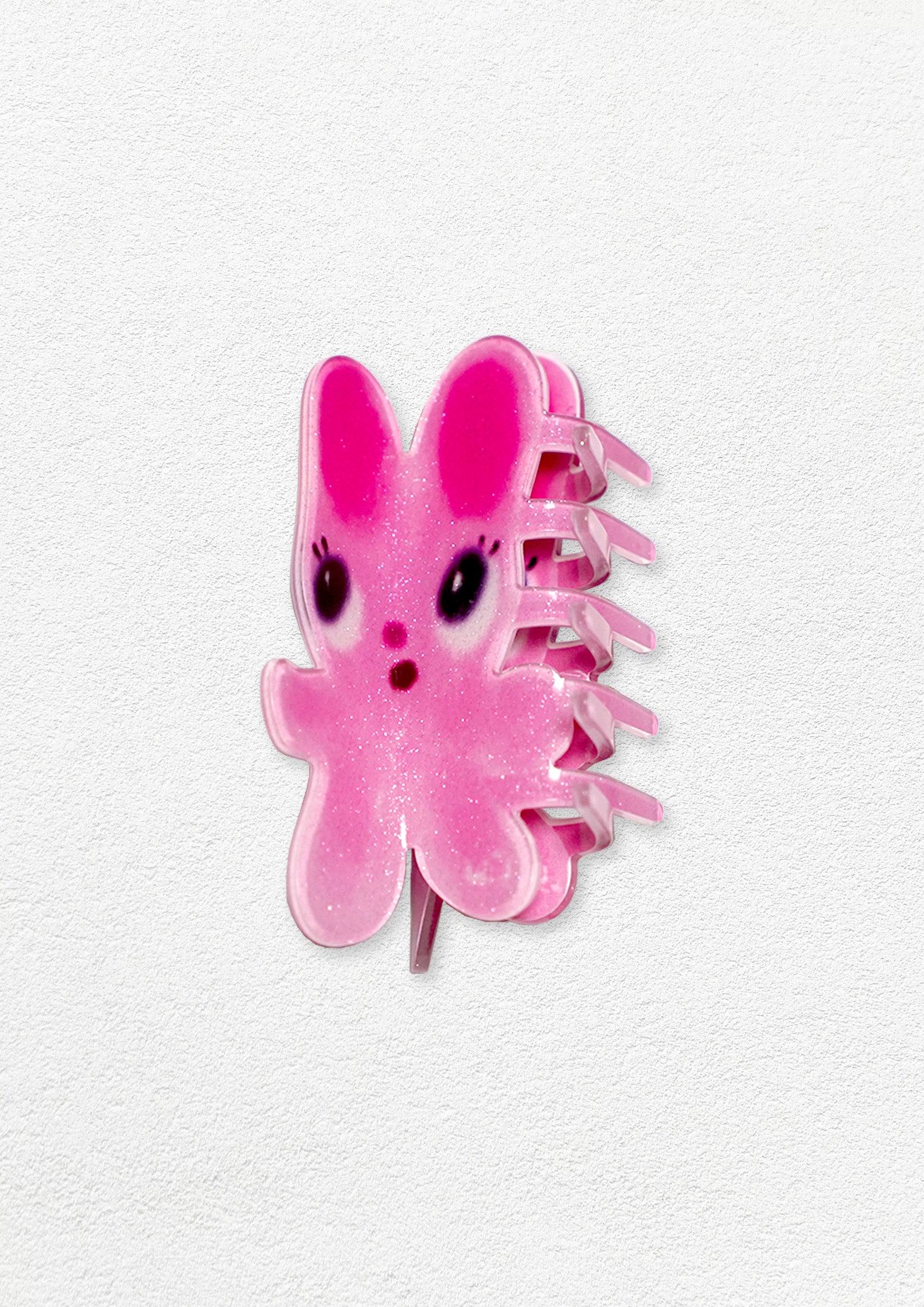 Bunny hair claw - pink