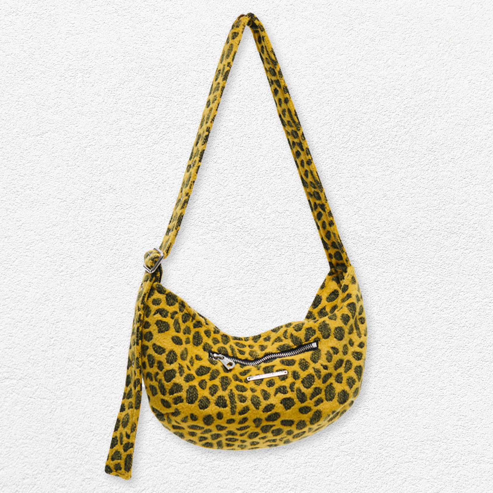 Leopard shoulder/crossbody dumpling bag
