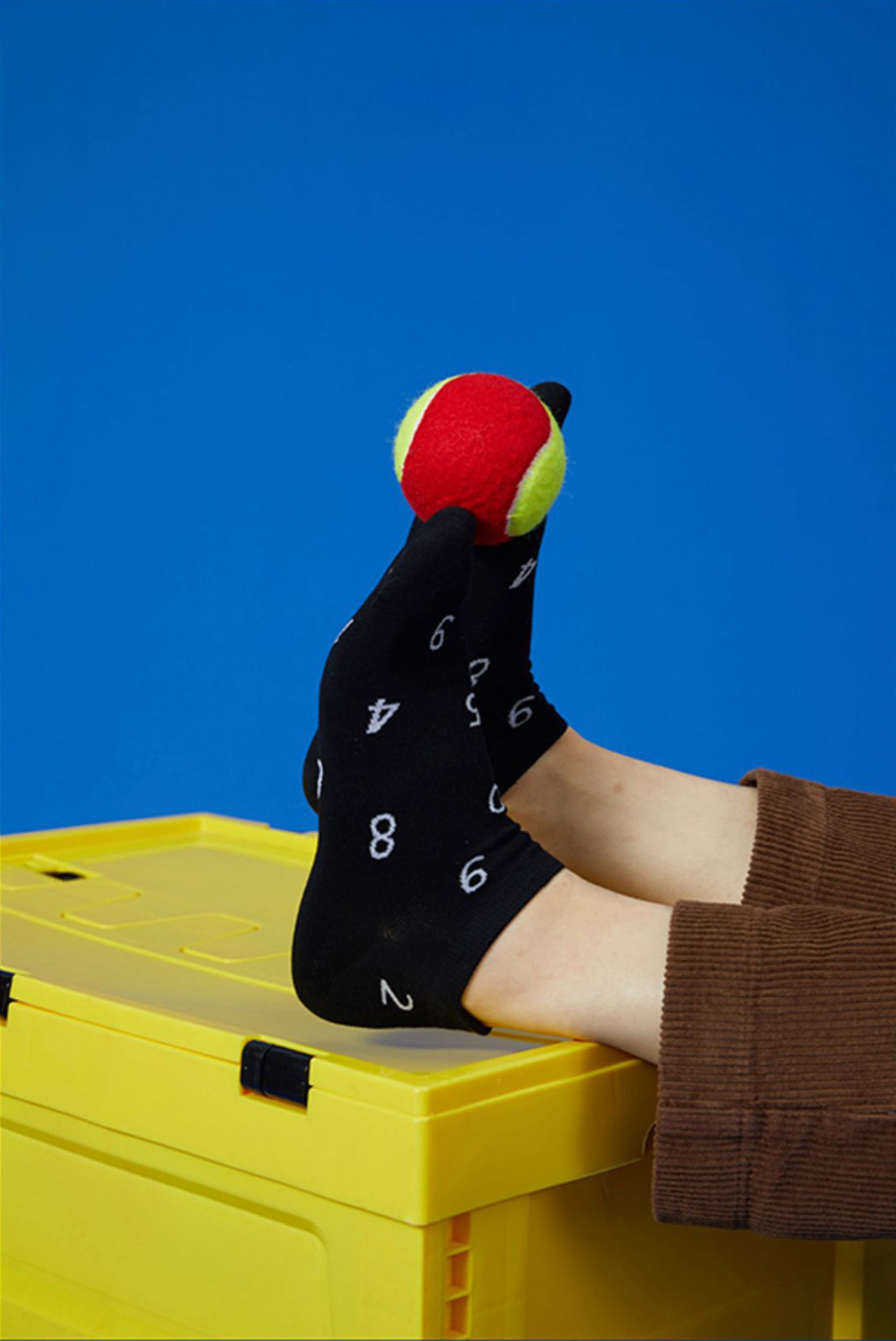 Mono low-cut sock - numbers