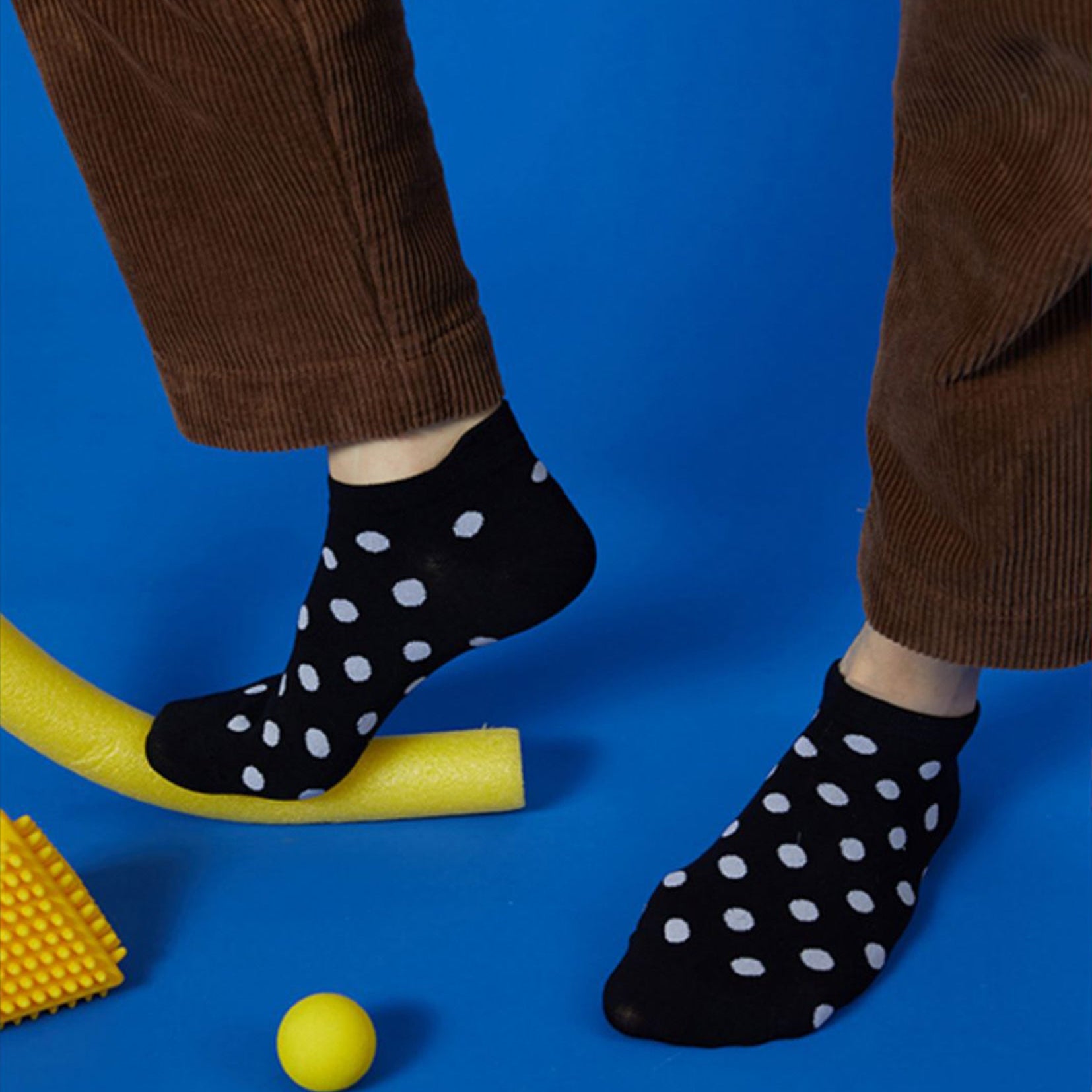 Mono low-cut sock - polka dots