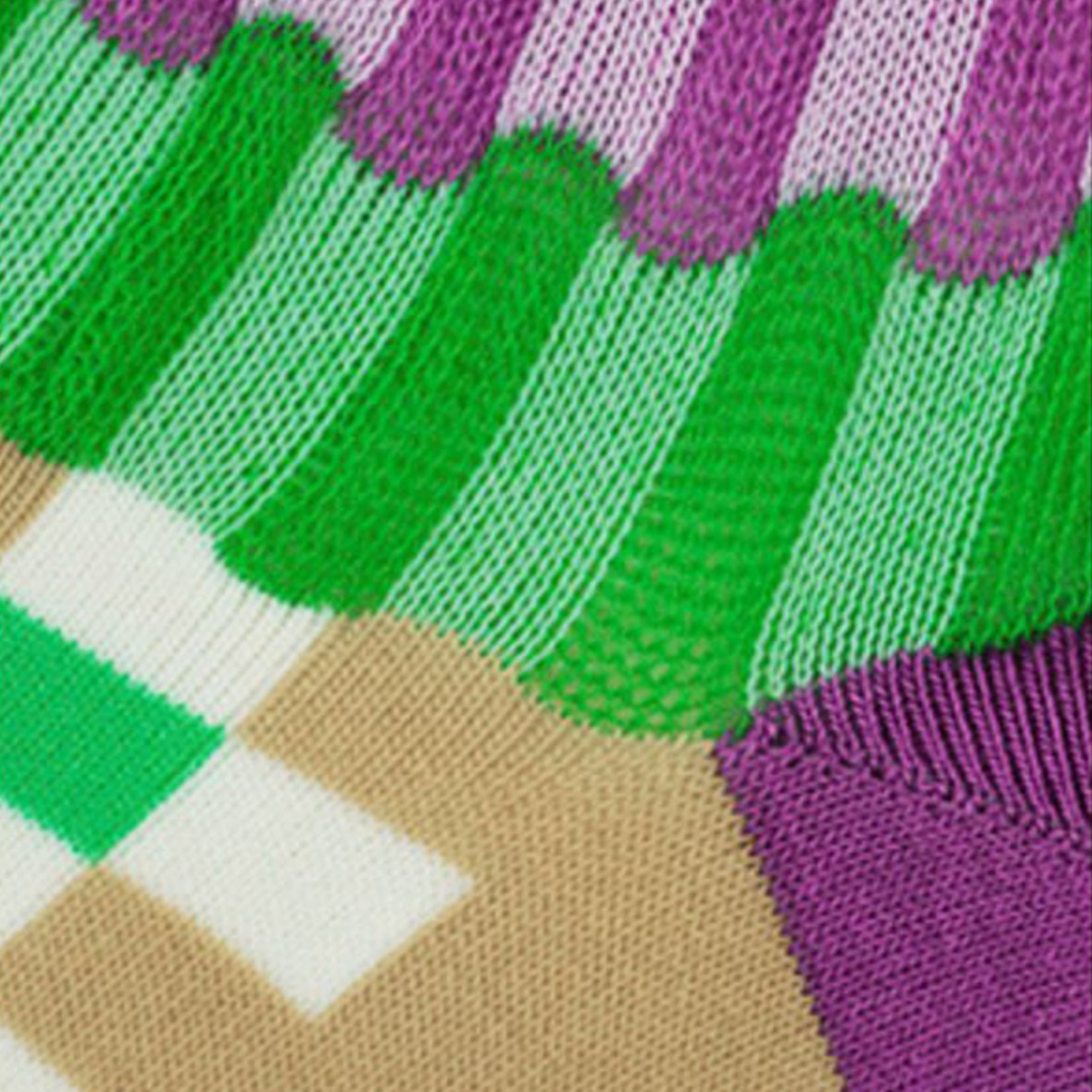 Splice mosaic mid-calf sock in multicolour