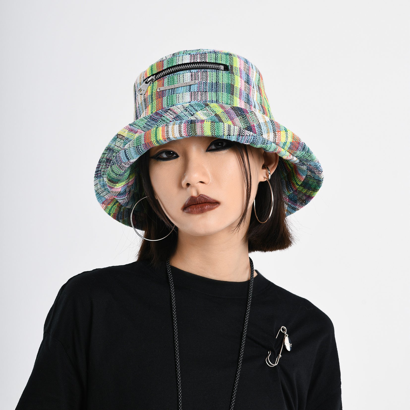 Pixel bucket hat - multicolour
