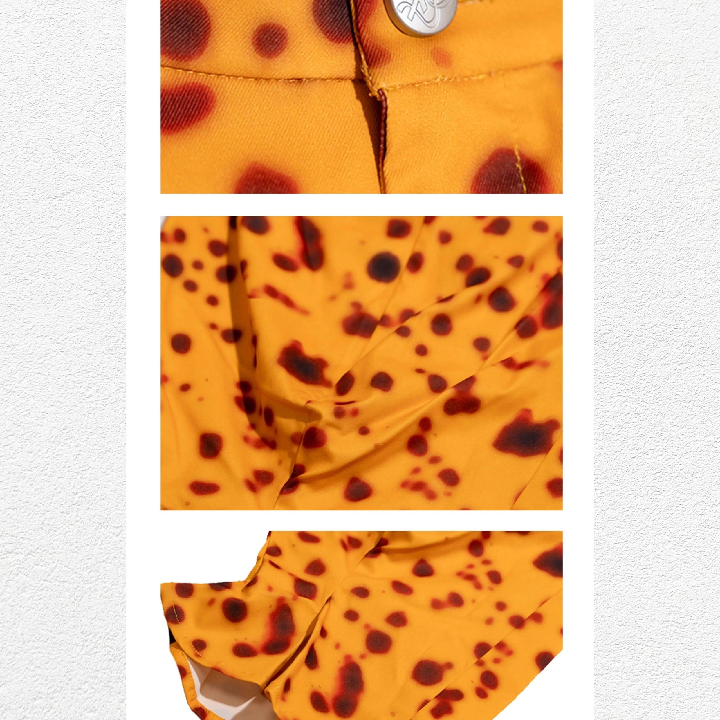 Rotten banana baggy barrel pants - yellow