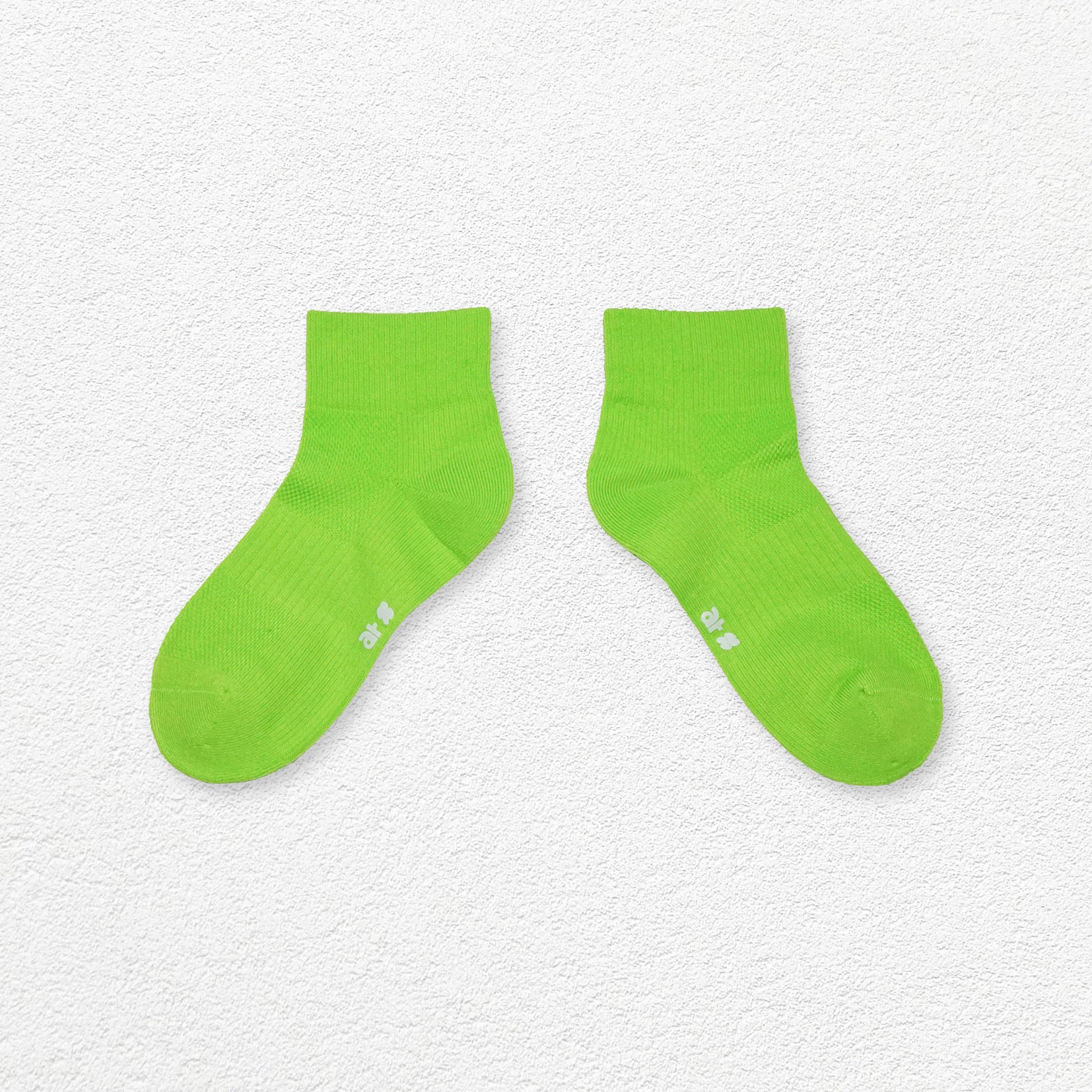 Neon ankle sock - lime