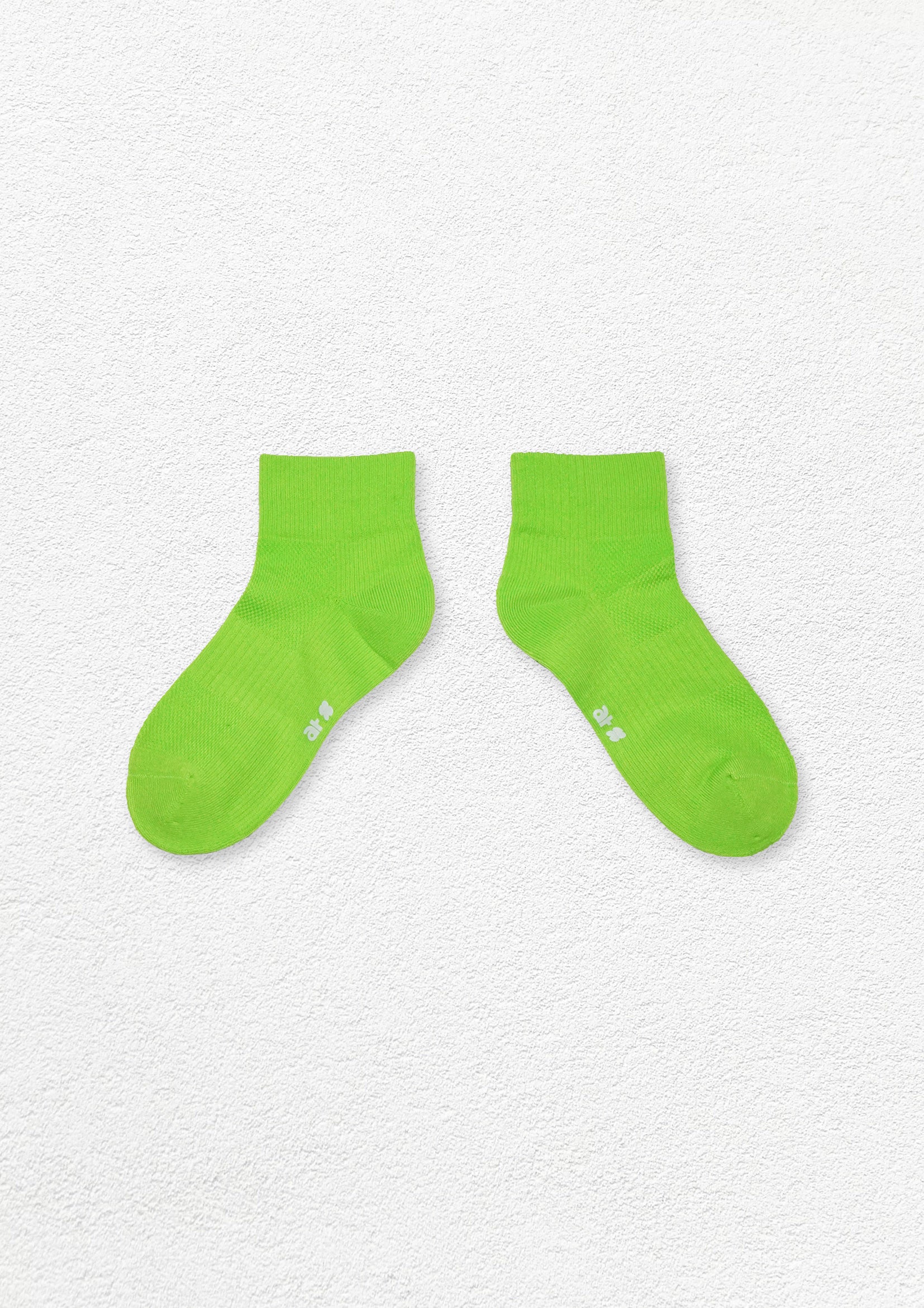 Neon ankle sock - lime