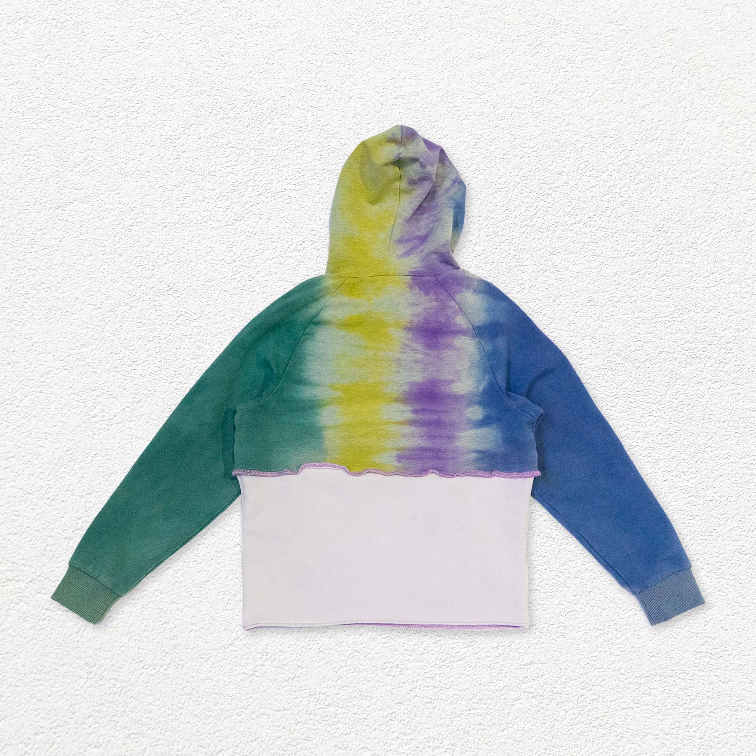 Reimagined upcycled hoodie - multicolour