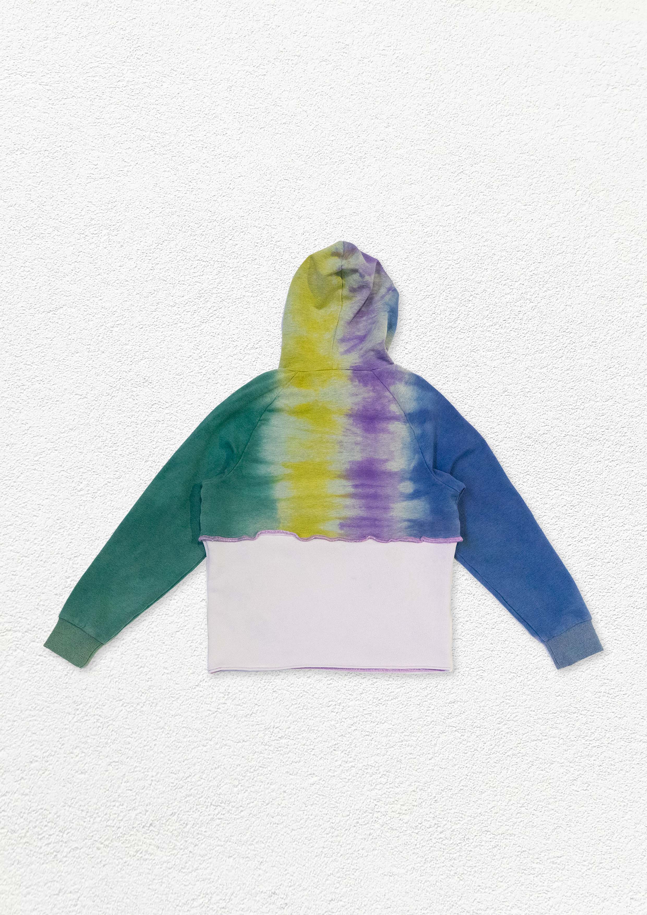 Reimagined upcycled hoodie - multicolour