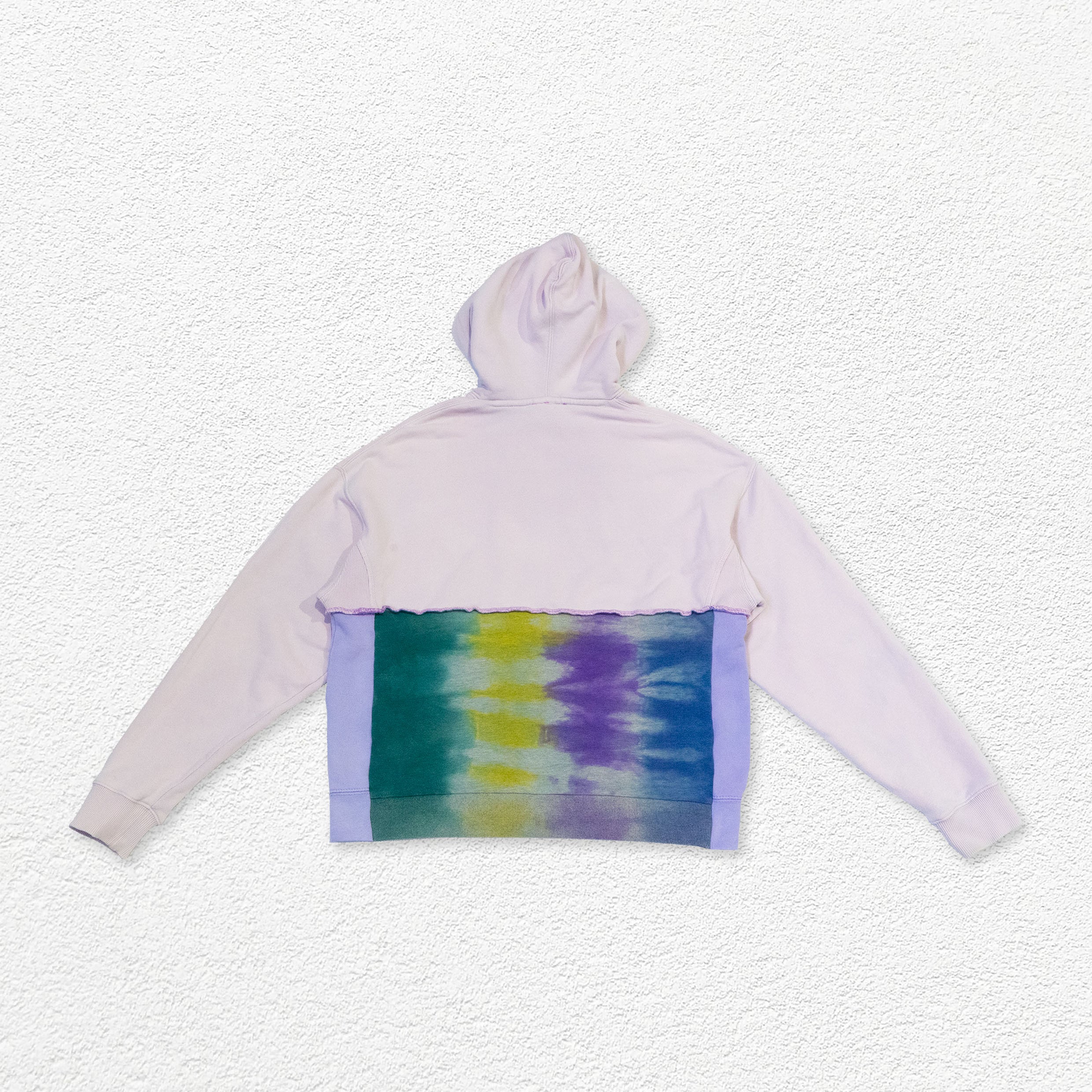 Reimagined upcycled hoodie - tie dye