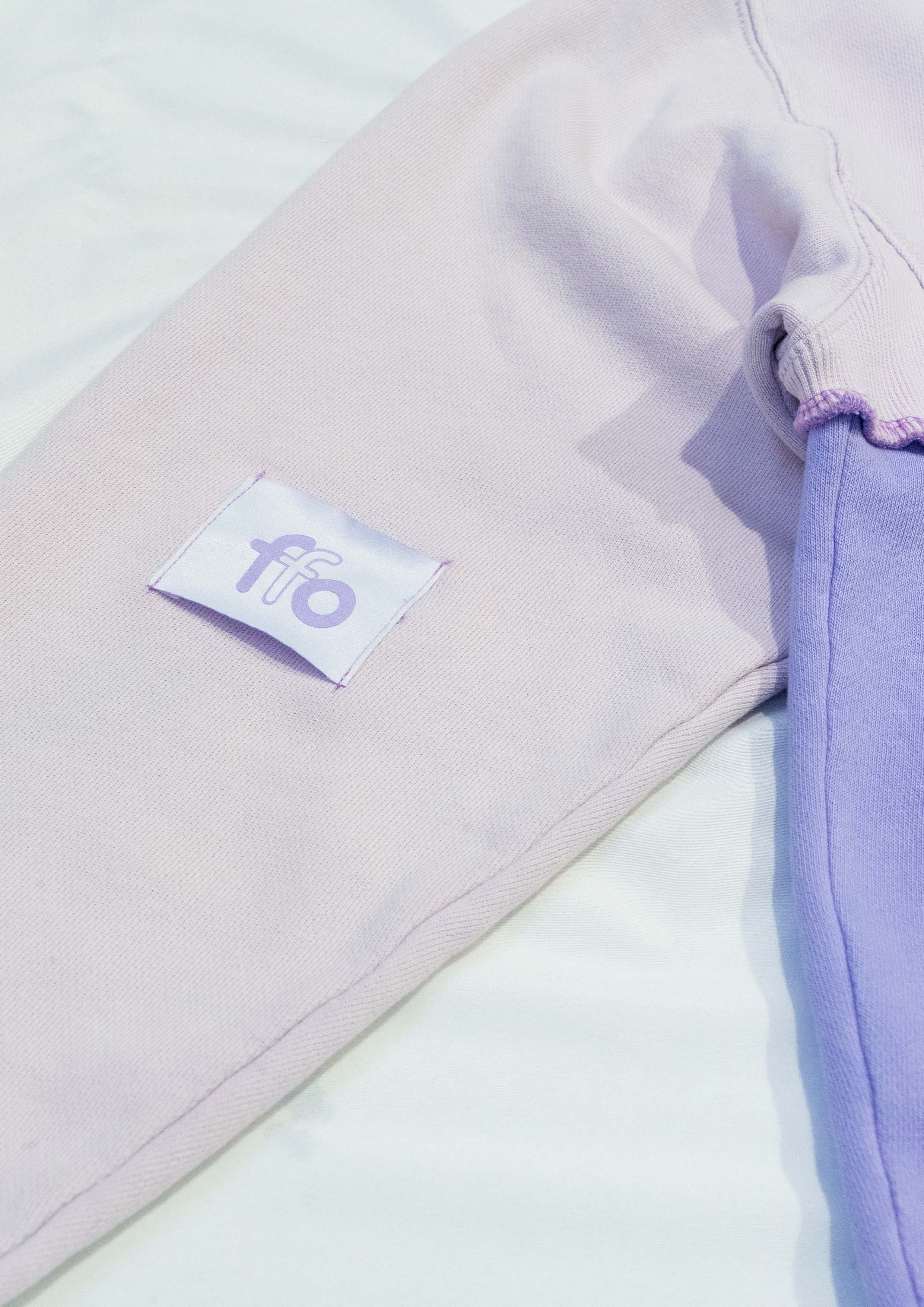 Reimagined upcycled hoodie - tie dye