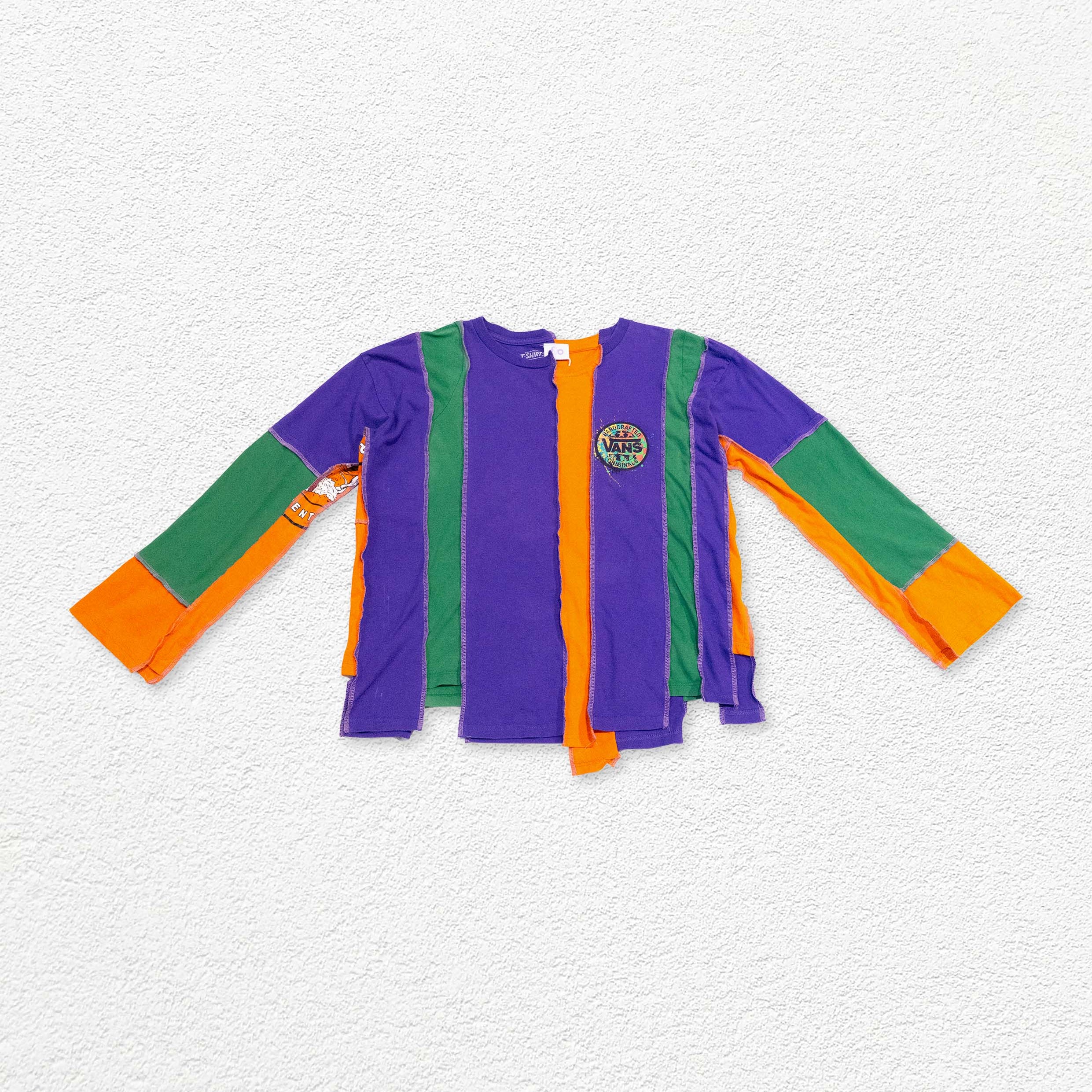 Reimagined upcycled tee - purple