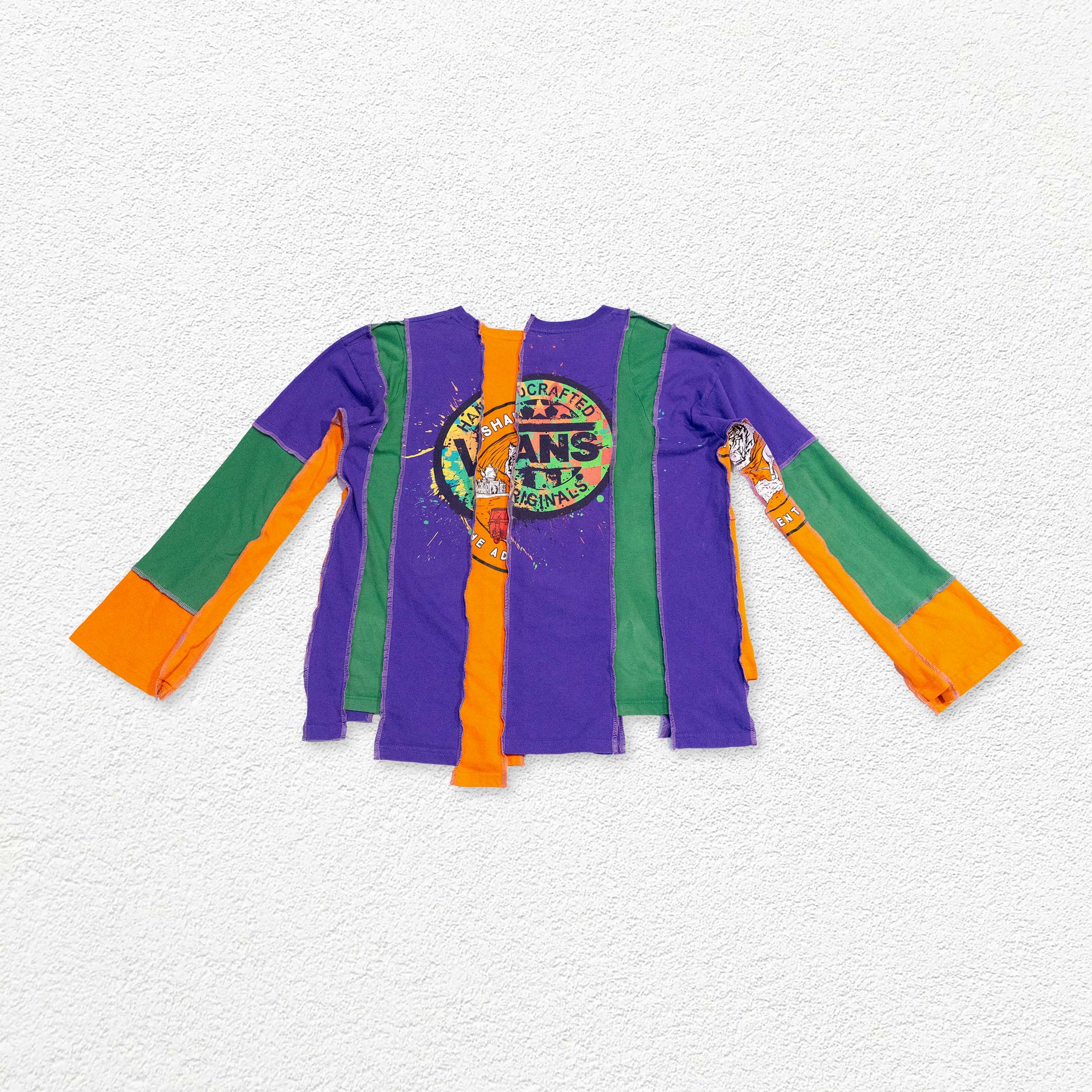 Reimagined upcycled tee - purple