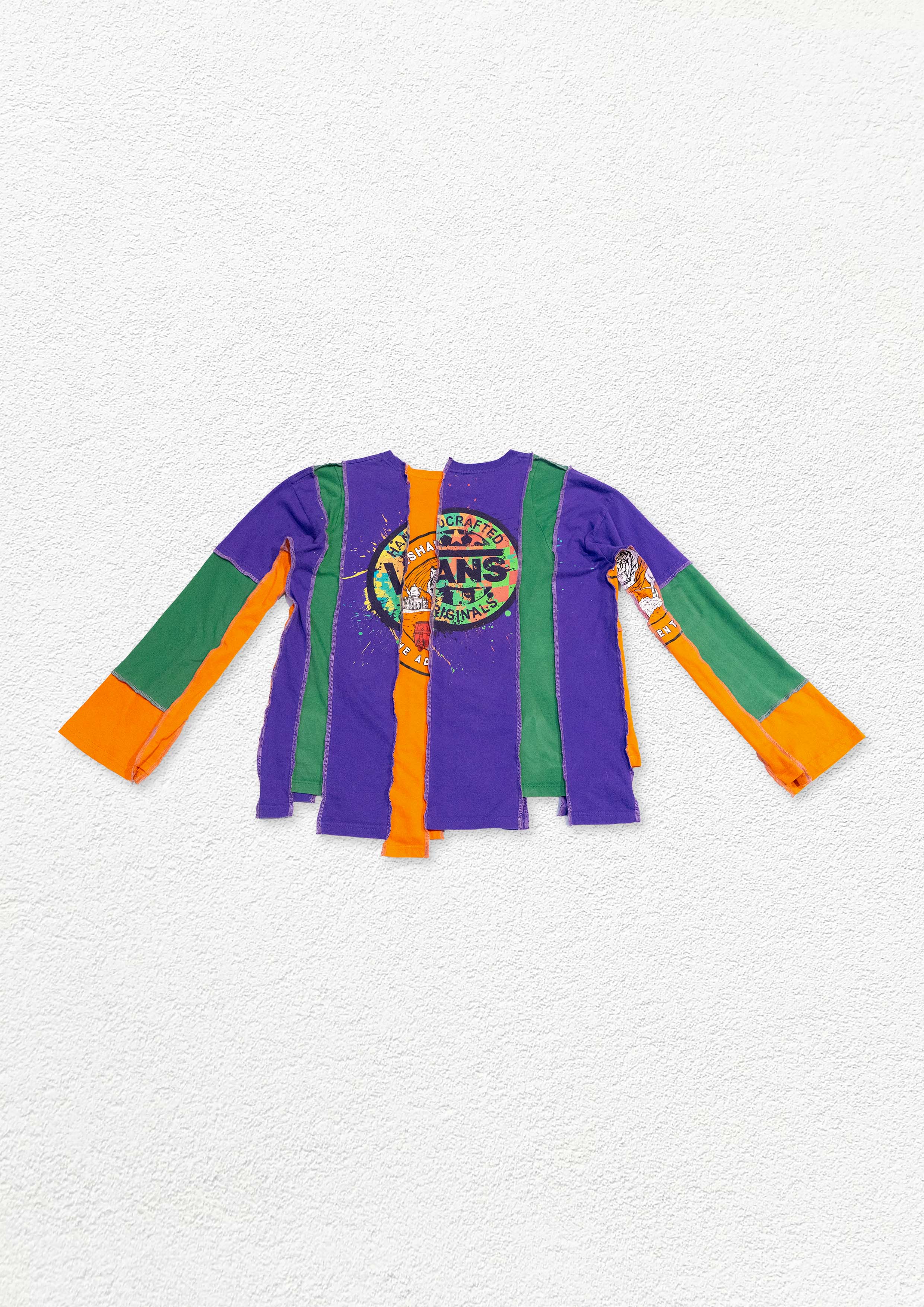 Reimagined upcycled tee - purple