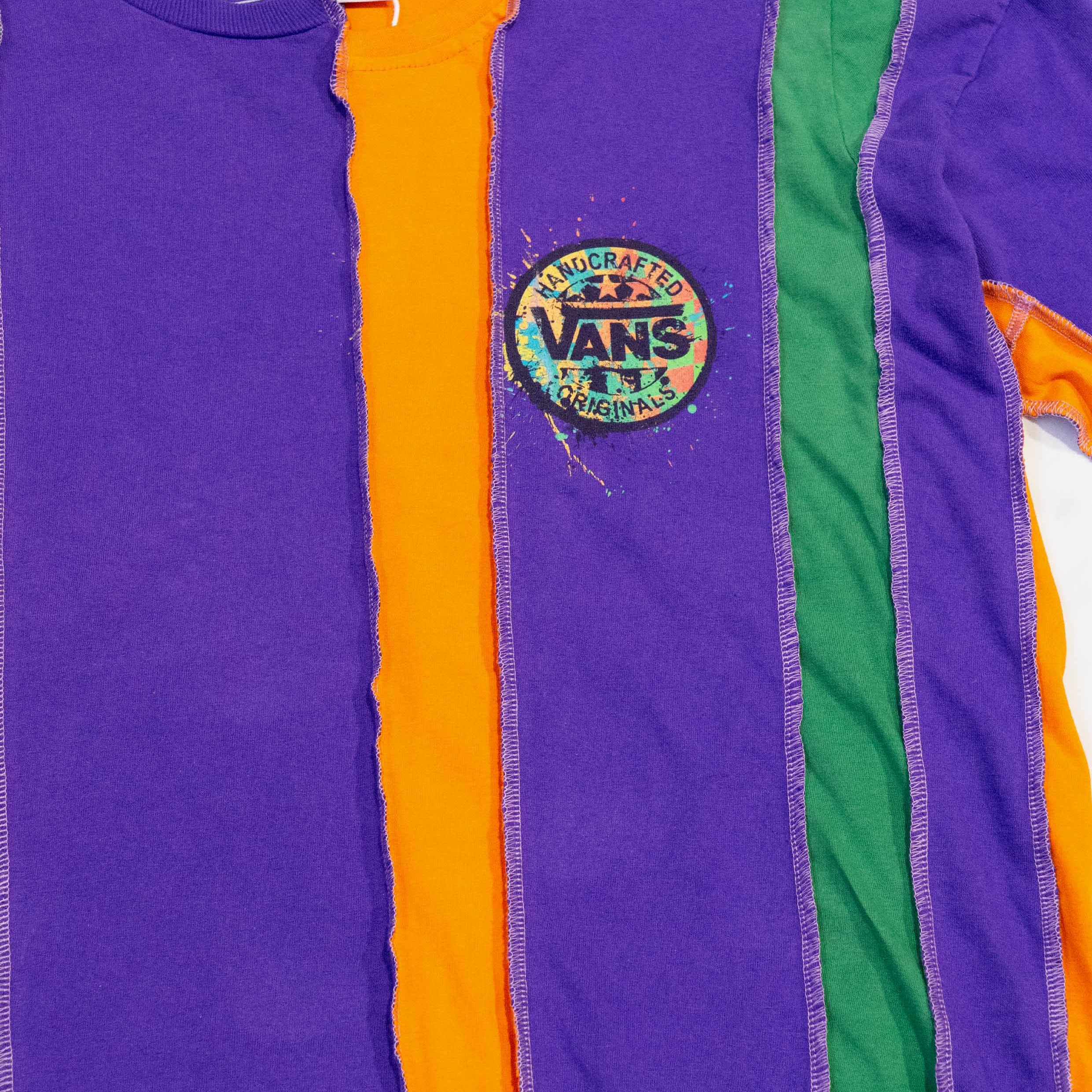 Reimagined upcycled tee - purple