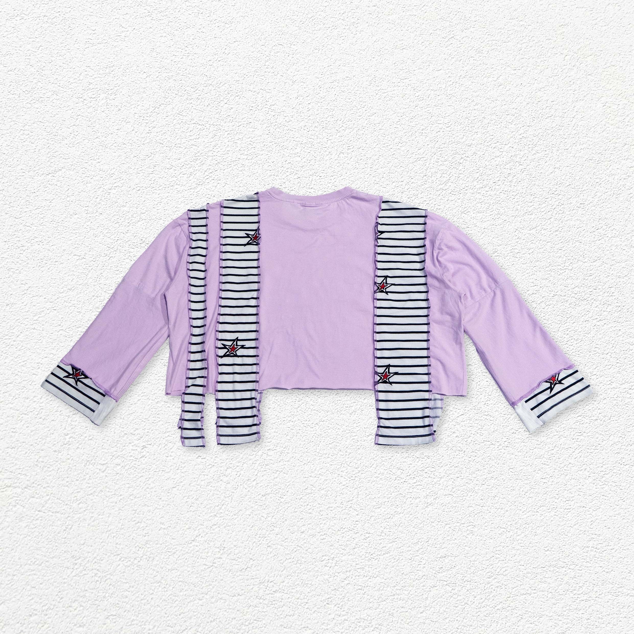 Reimagined upcycled tee - mauve
