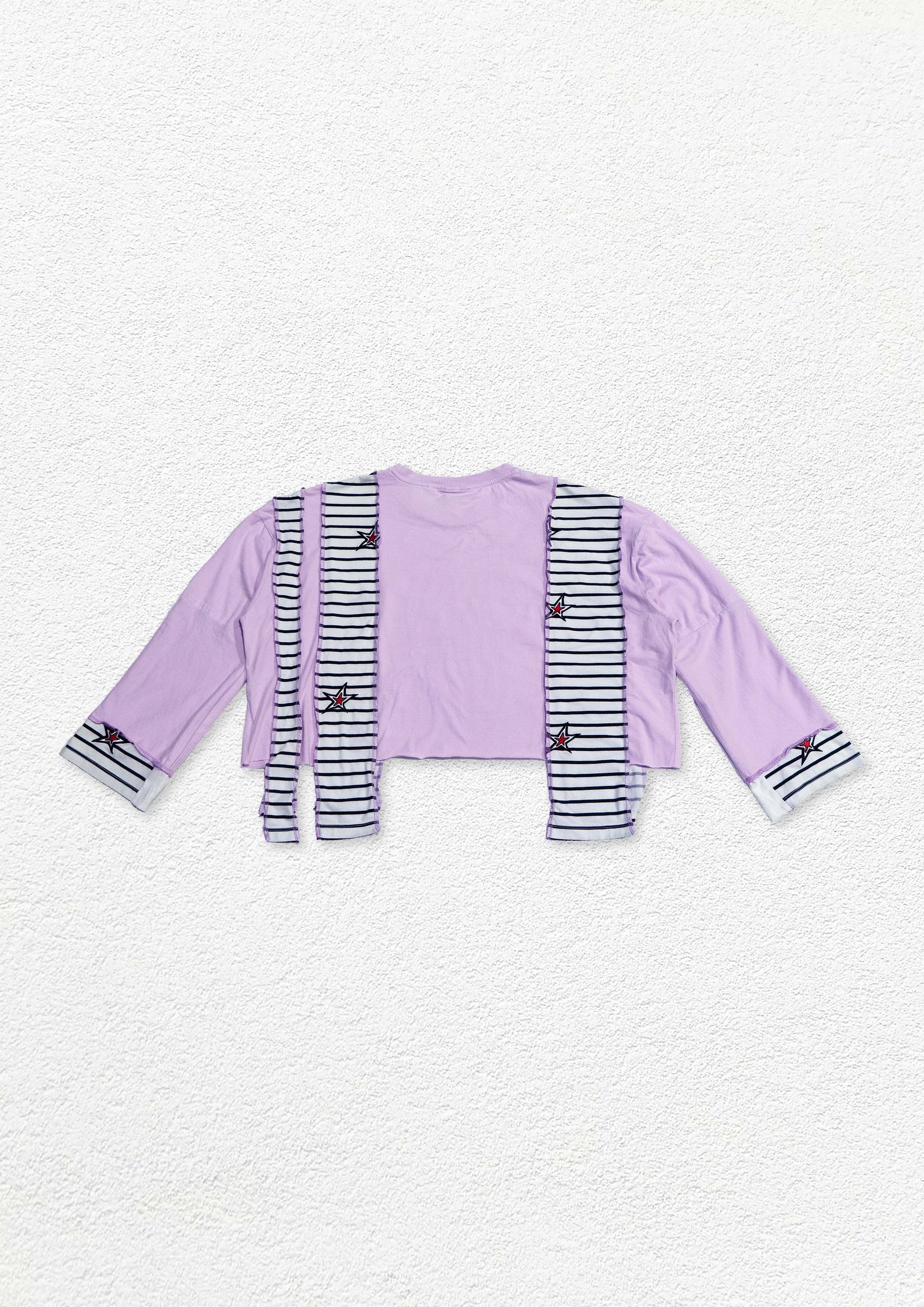Reimagined upcycled tee - mauve

