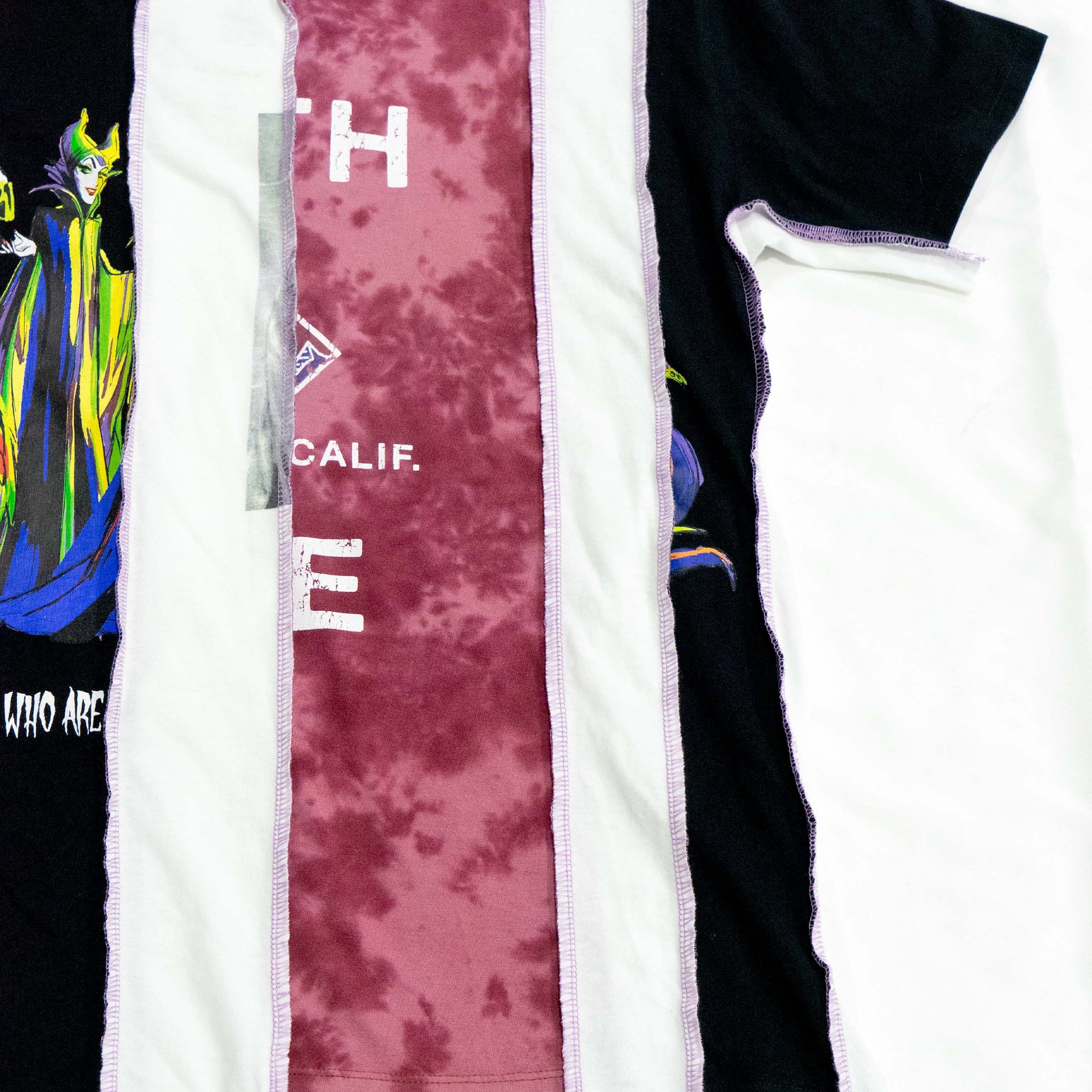 Reimagined upcycled tee - multicolour