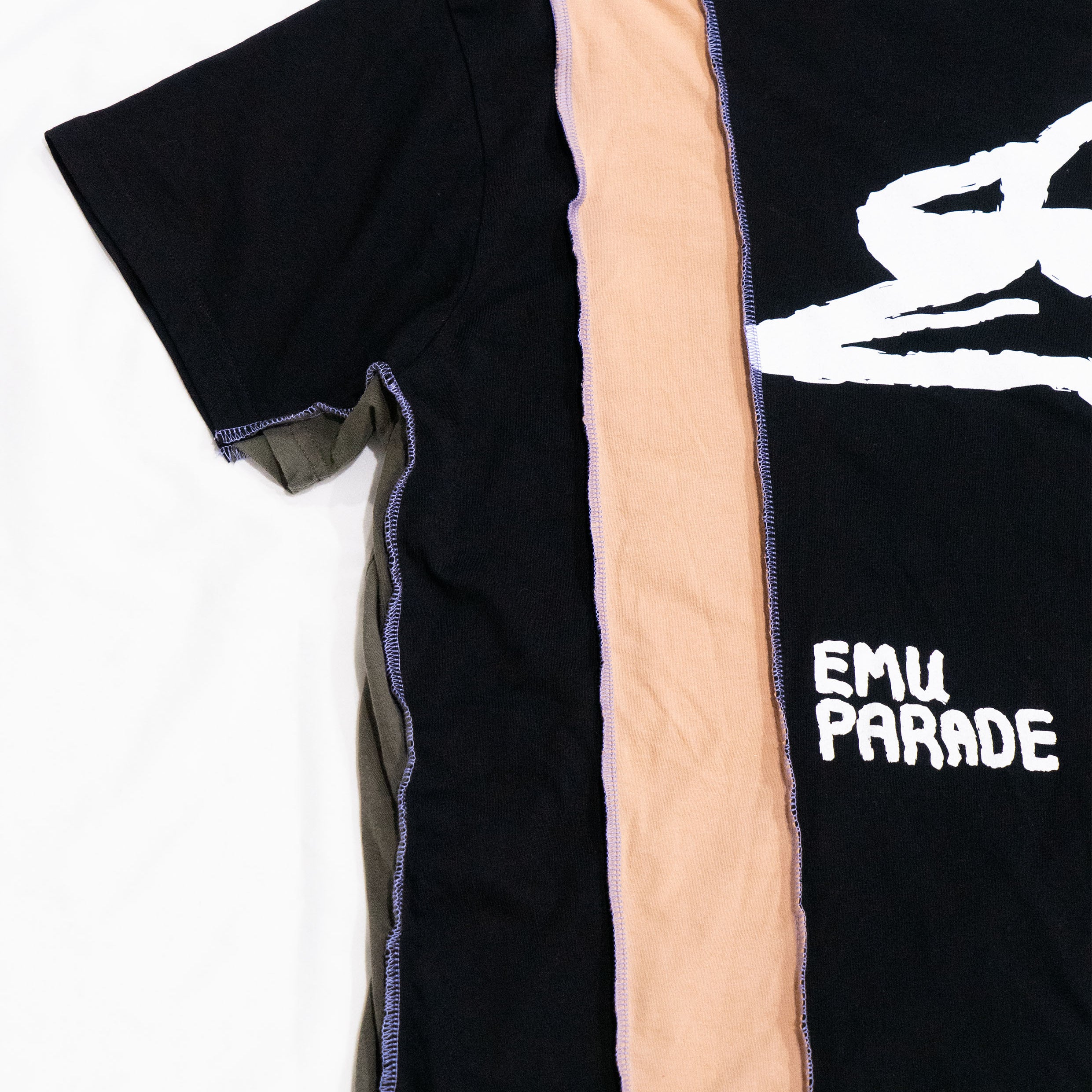 Reimagined upcycled tee - multicolour