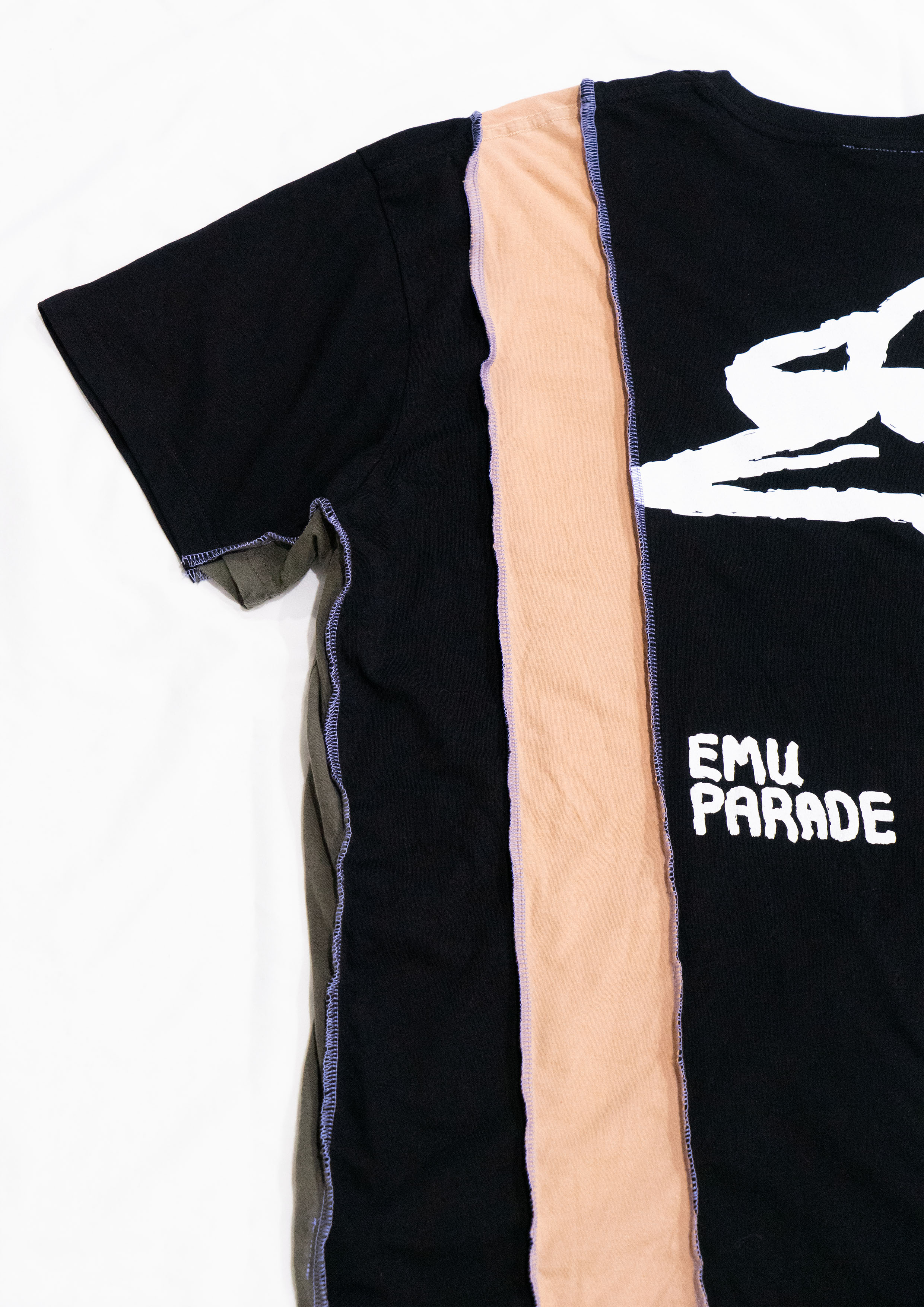 Reimagined upcycled tee - multicolour