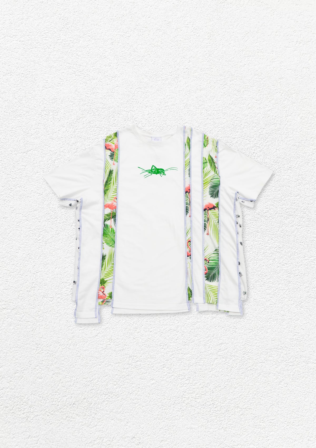 Reimagined upcycled tee - white