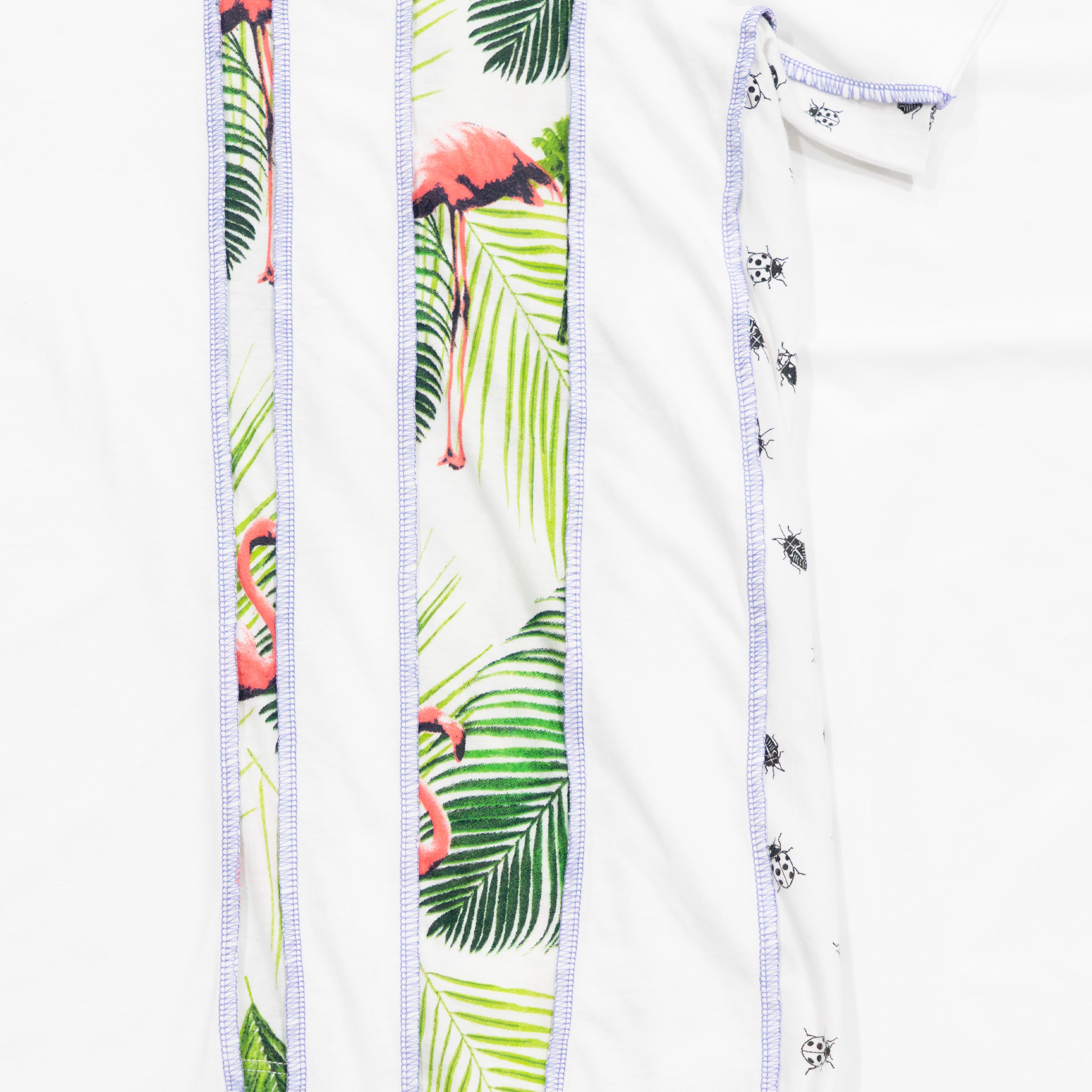 Reimagined upcycled tee - white