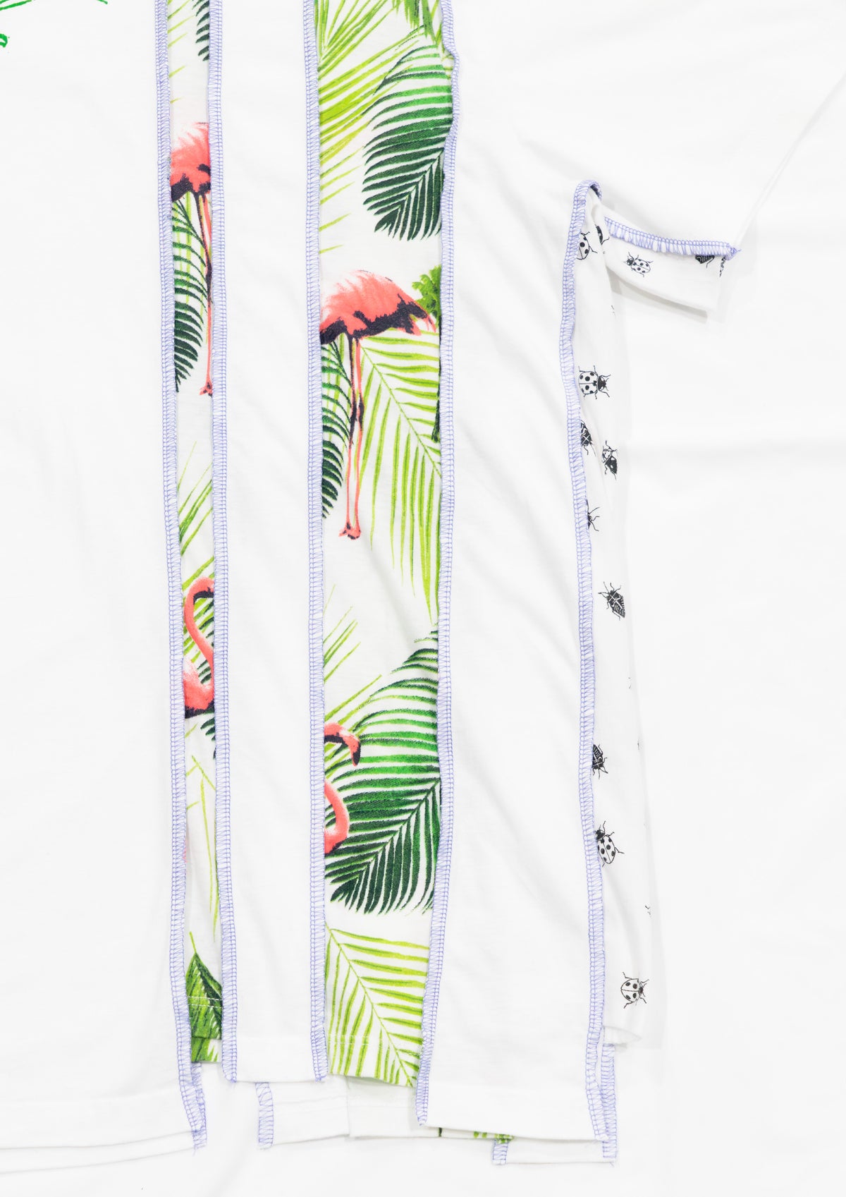 Reimagined upcycled tee - white