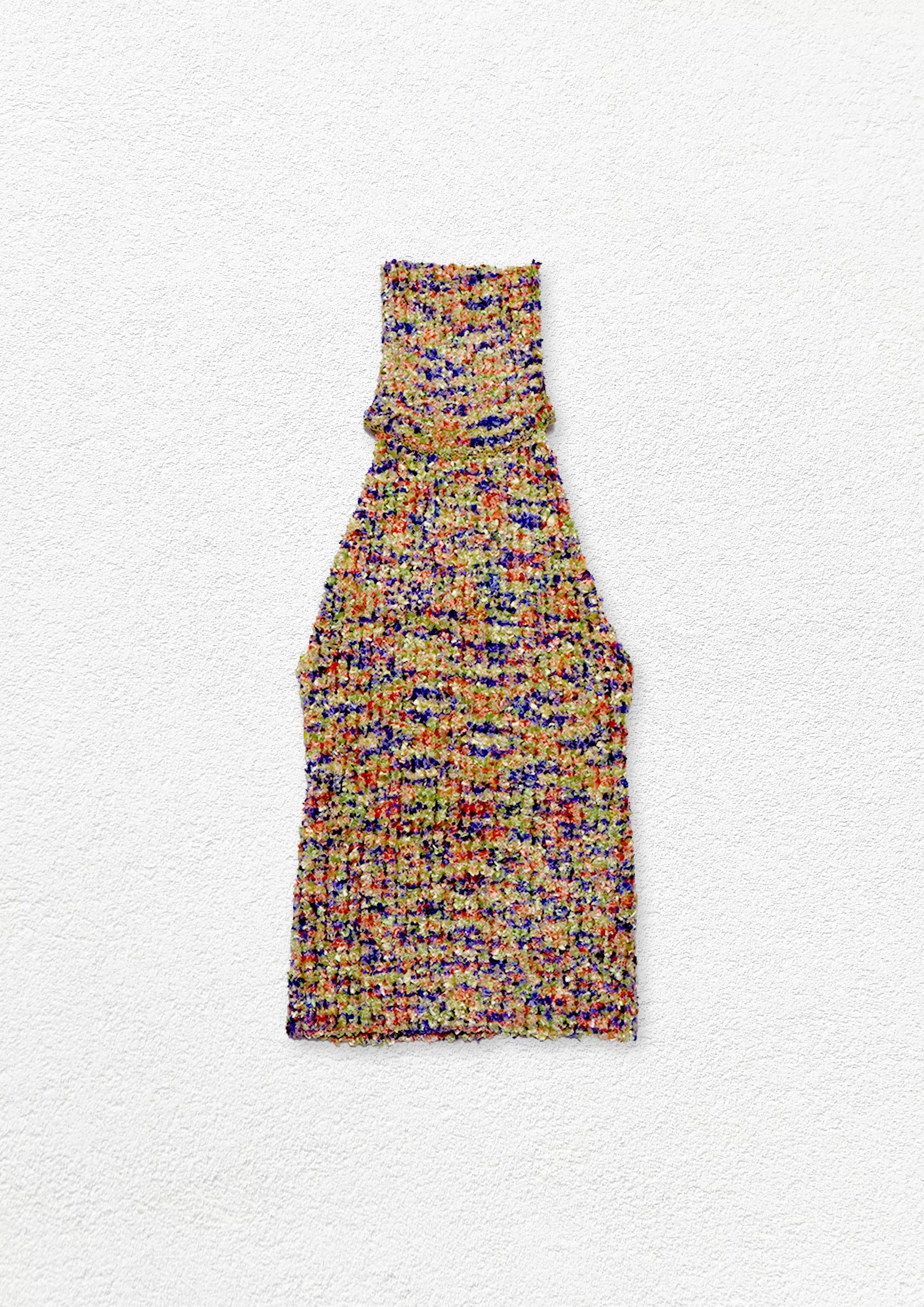 Sprinkle knit tank top - lime