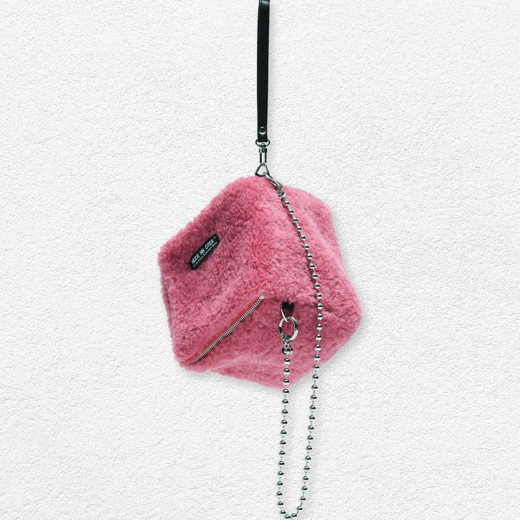 Fluffy 3-in-1 cube bag - pink