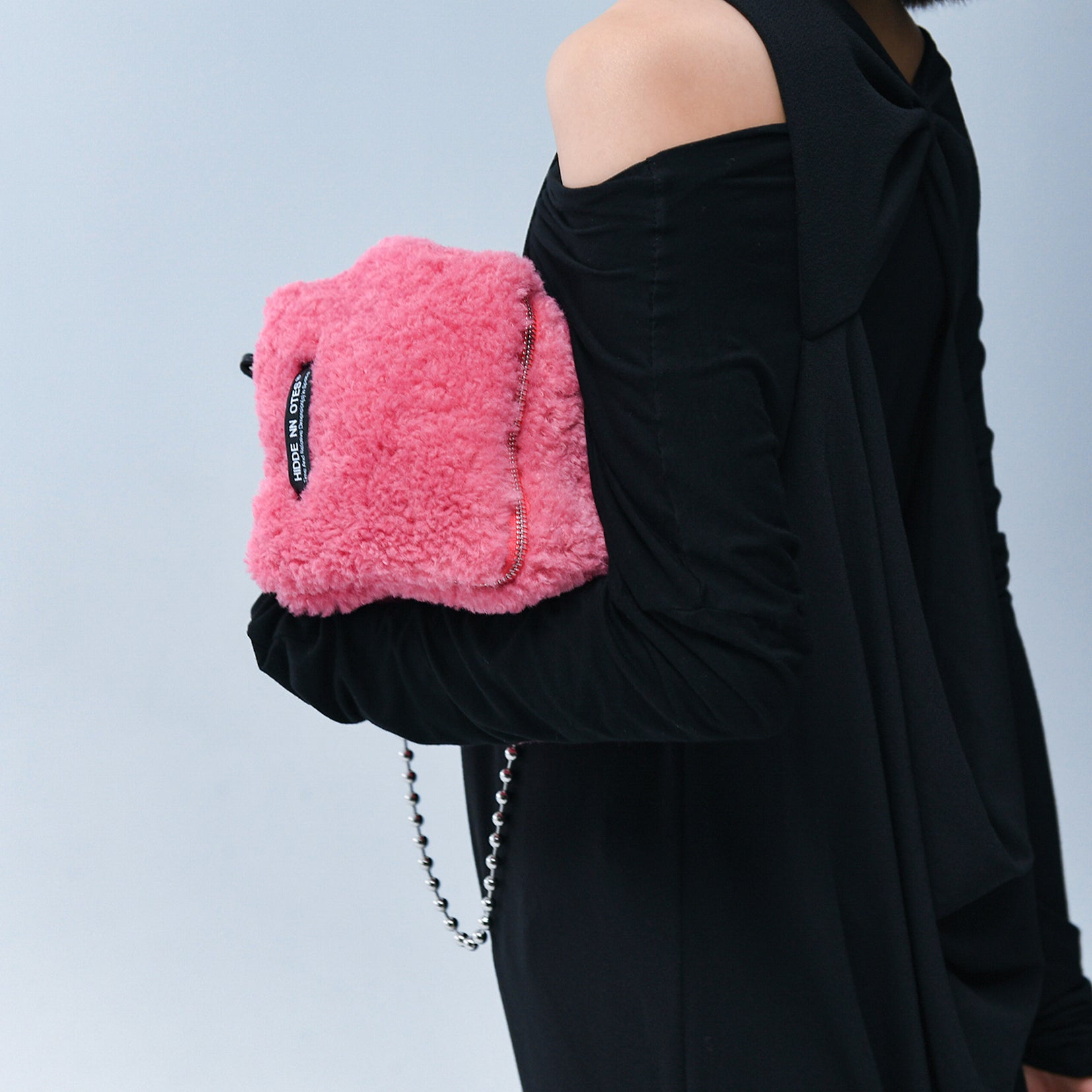 Fluffy 3-in-1 cube bag - pink