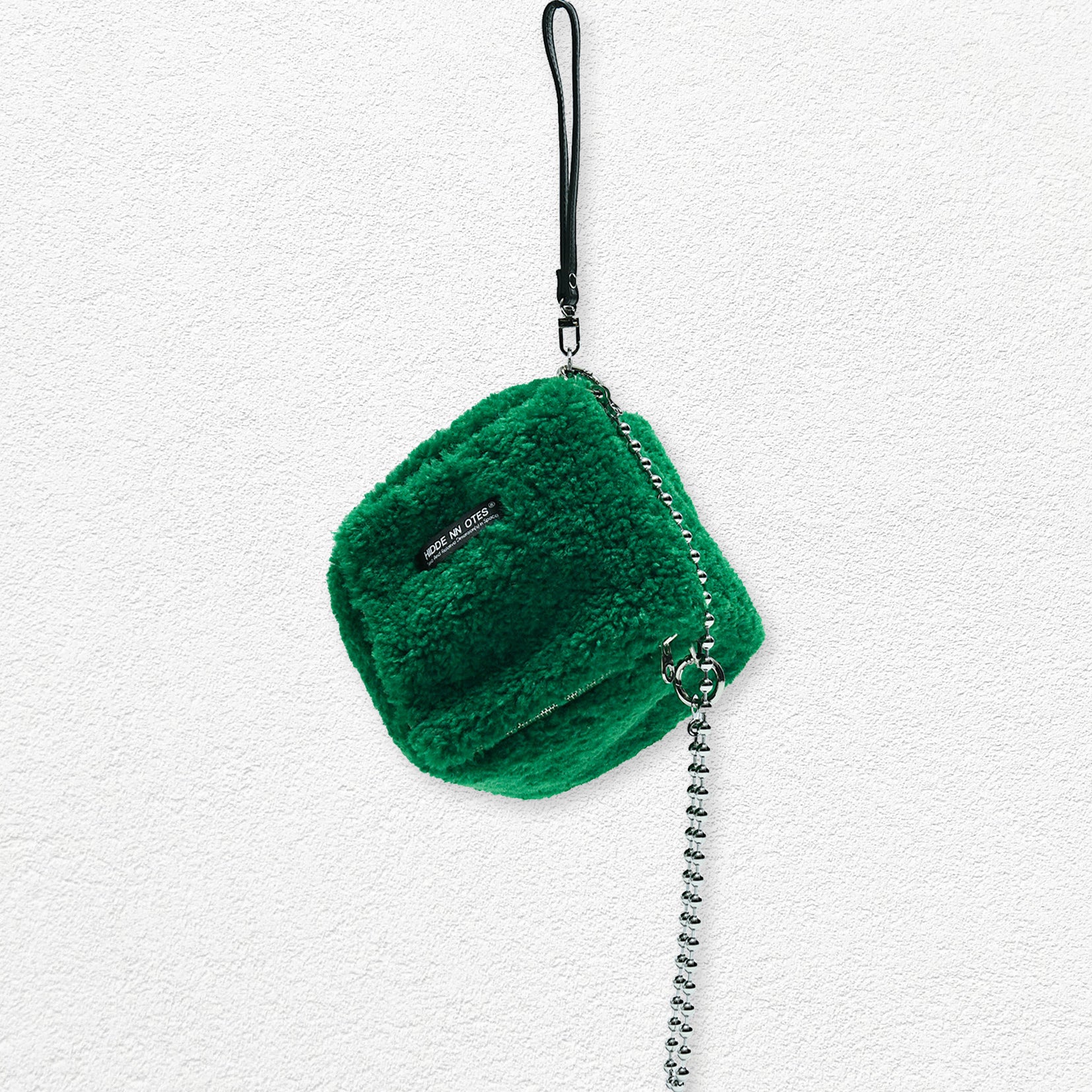 Fluffy 3-in-1 cube bag - emerald green