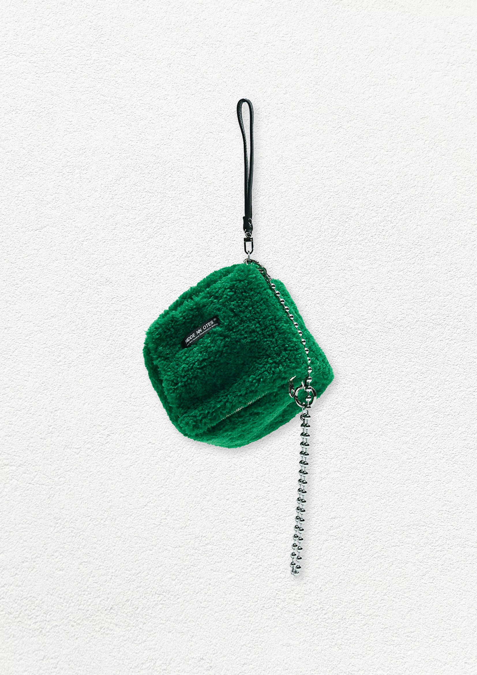Fluffy 3-in-1 cube bag - emerald green