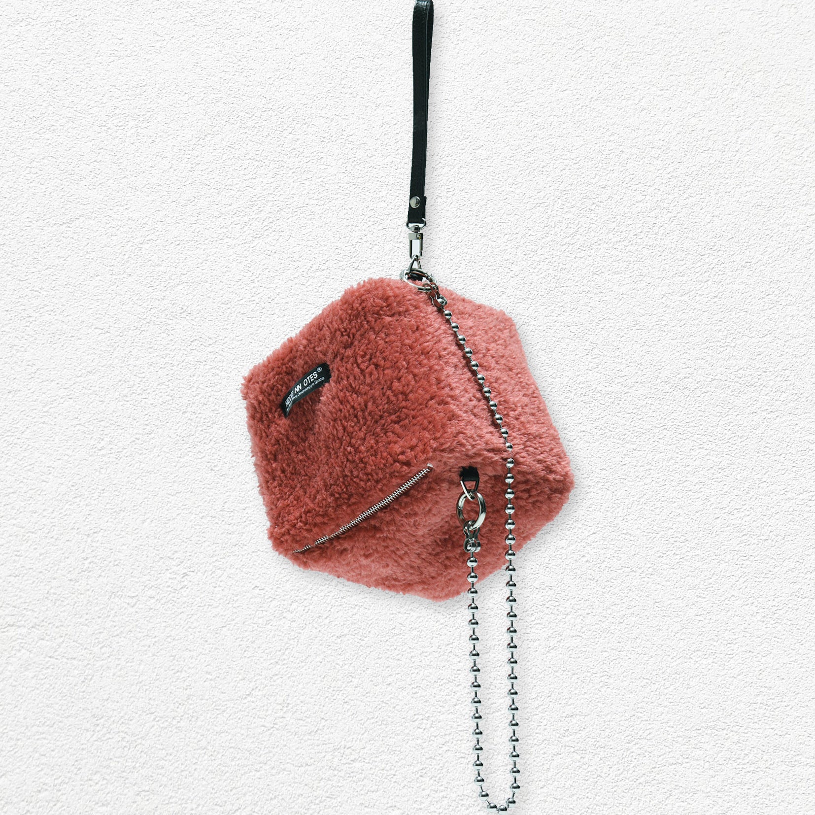 Fluffy 3-in-1 cube bag - rusty red