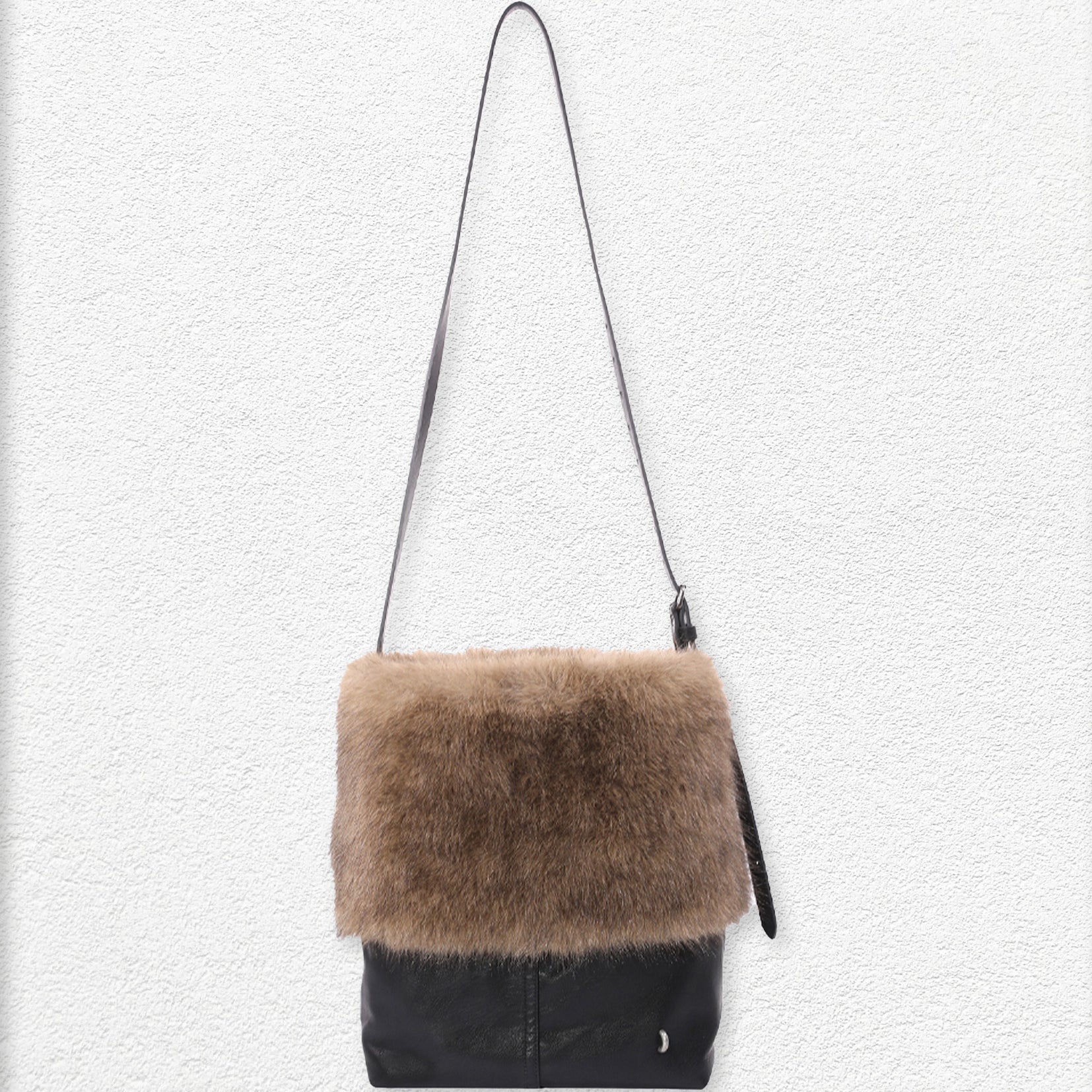 Furry splice large tote bag - fox