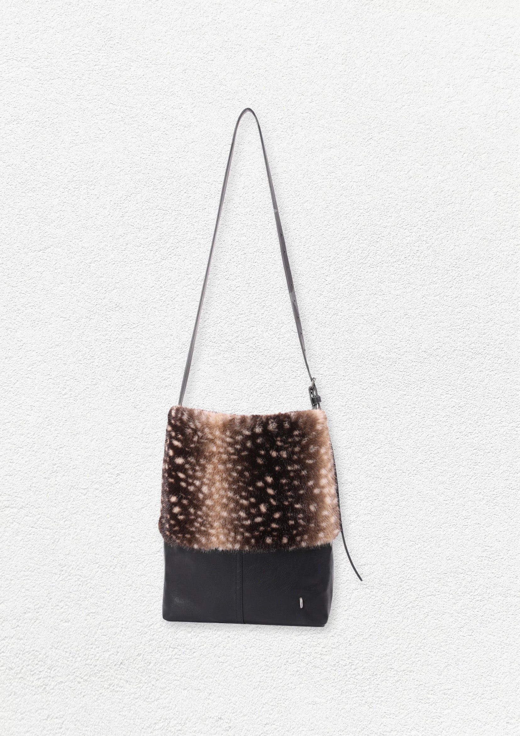 Furry splice large tote bag - deer