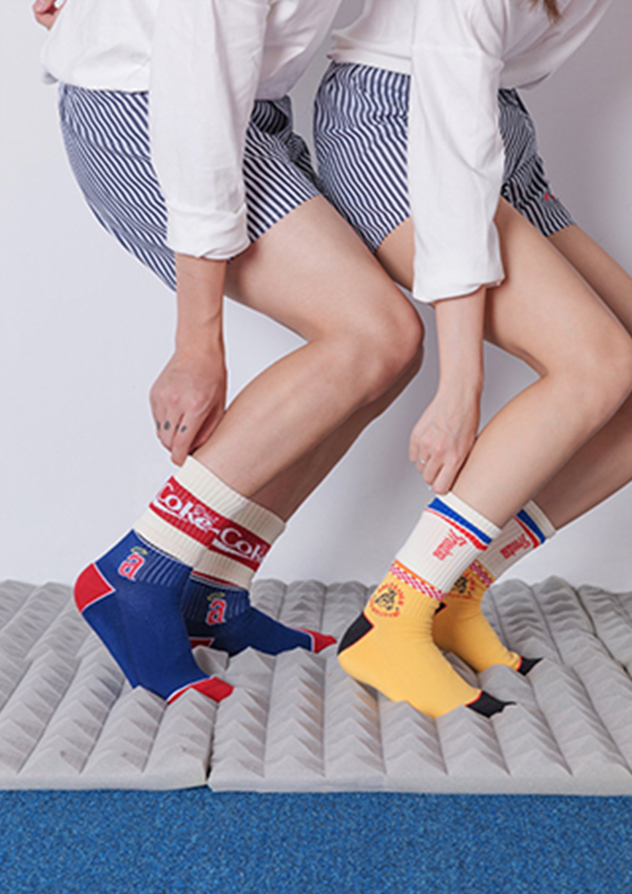 Multi-way detachable splice over-the-calf socks - orange – Future ...