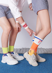 Detachable splice over-the-calf sock in 3 colours