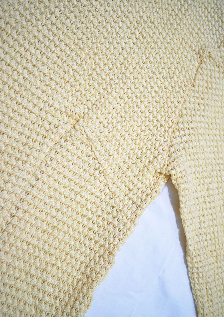 Turtleneck knitted jumper in yellow