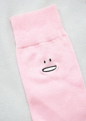 :0 face mid-calf sock in pink