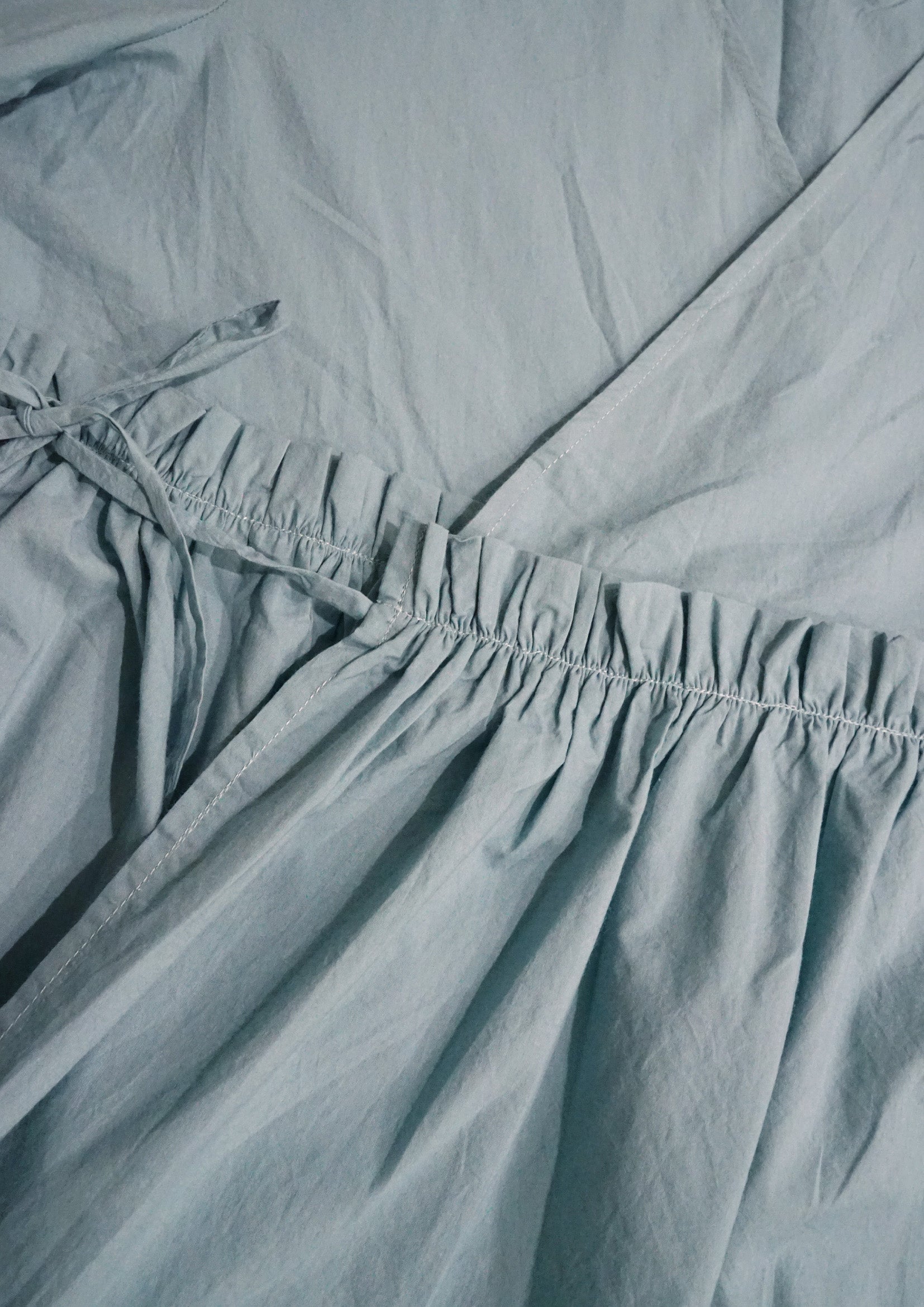 Japanese tie up smock dress - hazy blue Future Fusion Online Japanese tie up smock dress - hazy blue Future Fusion Online