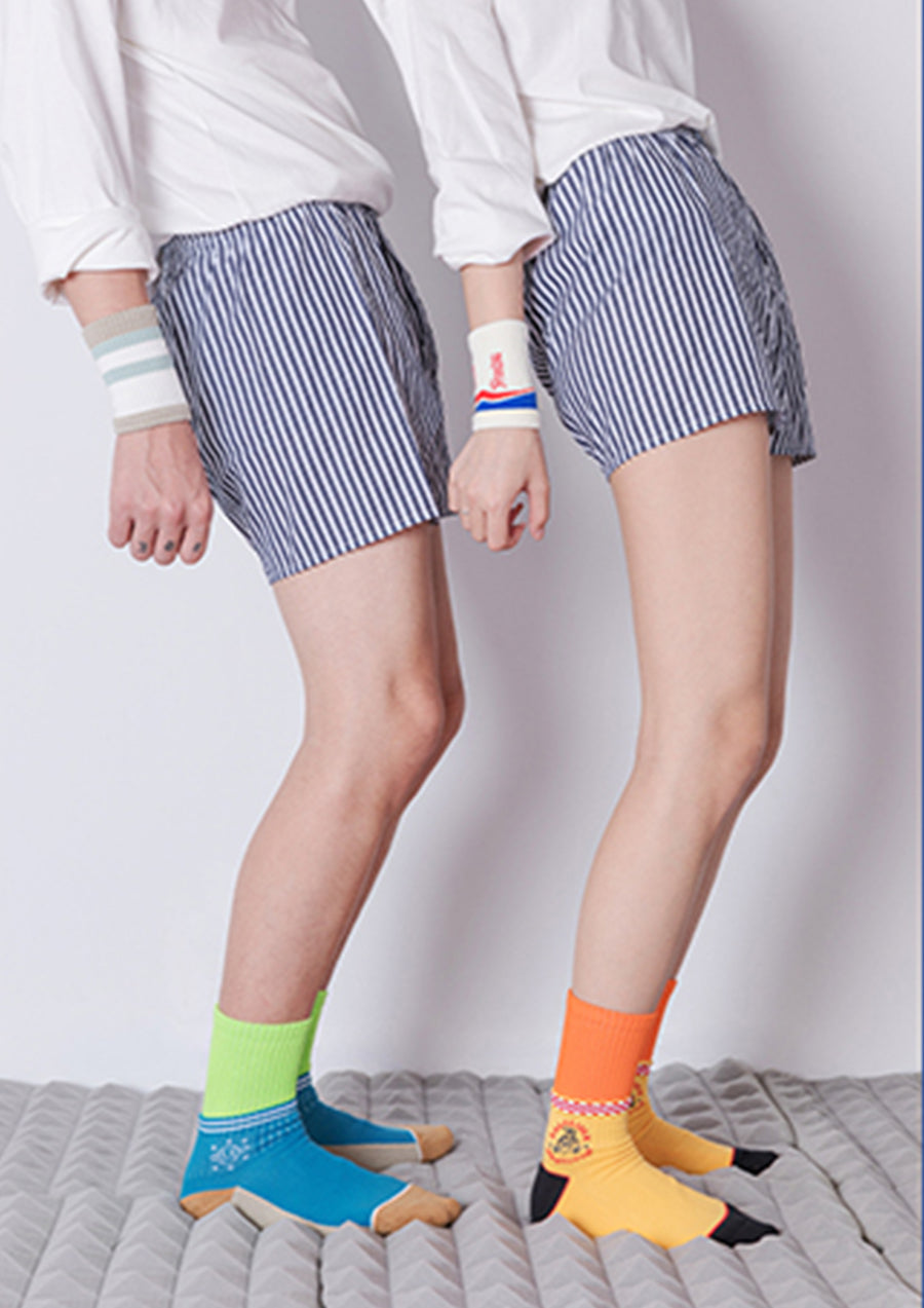 Multi-way detachable splice over-the-calf socks - orange – Future ...