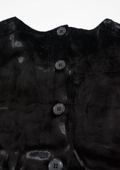 Velvet collage floral jacquard pinafore dress